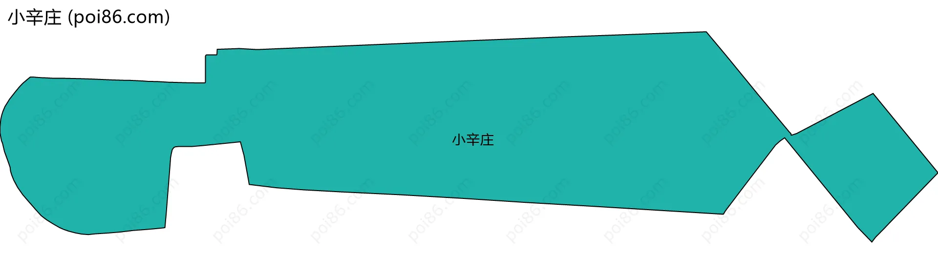 小辛庄边界地图