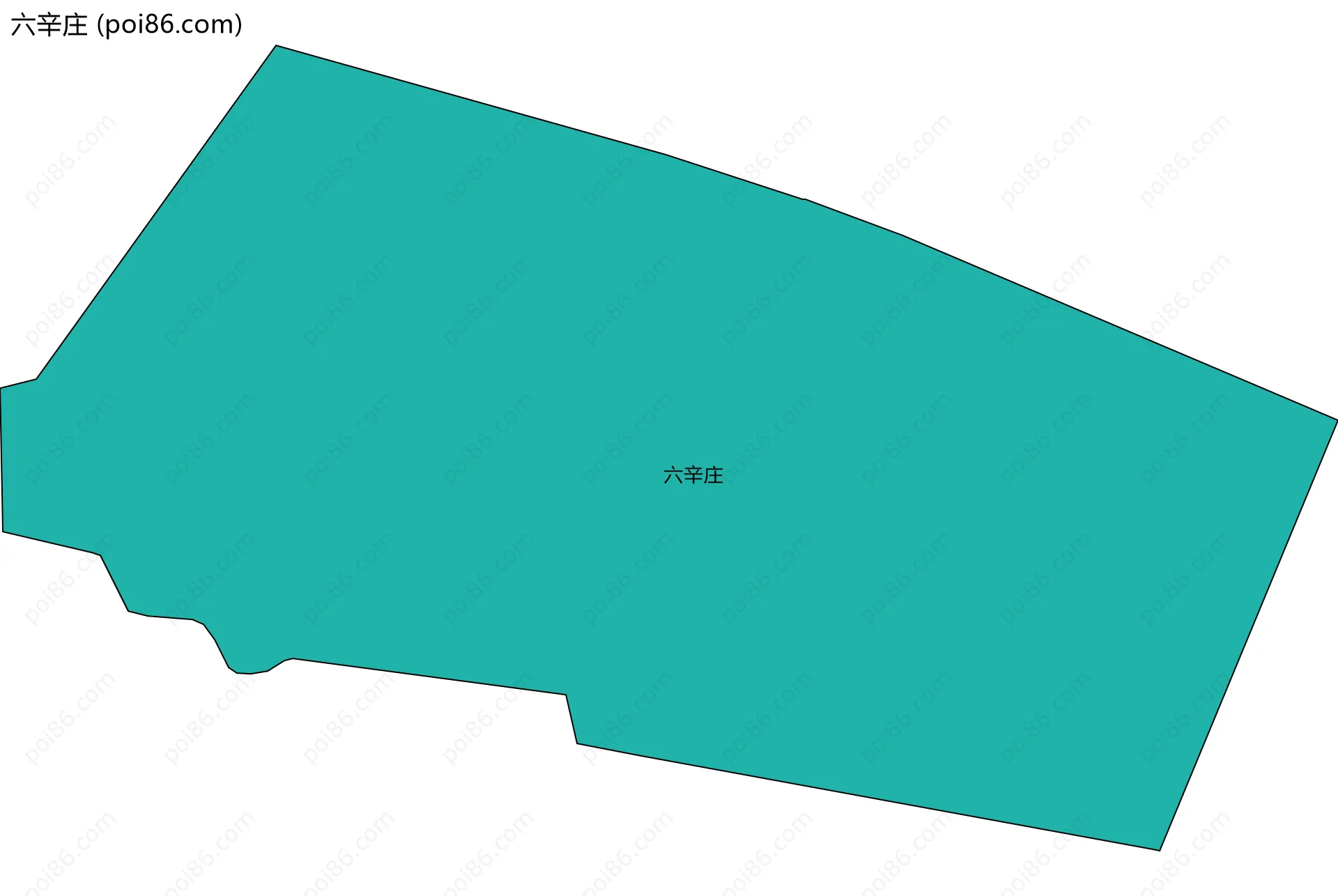 六辛庄边界地图