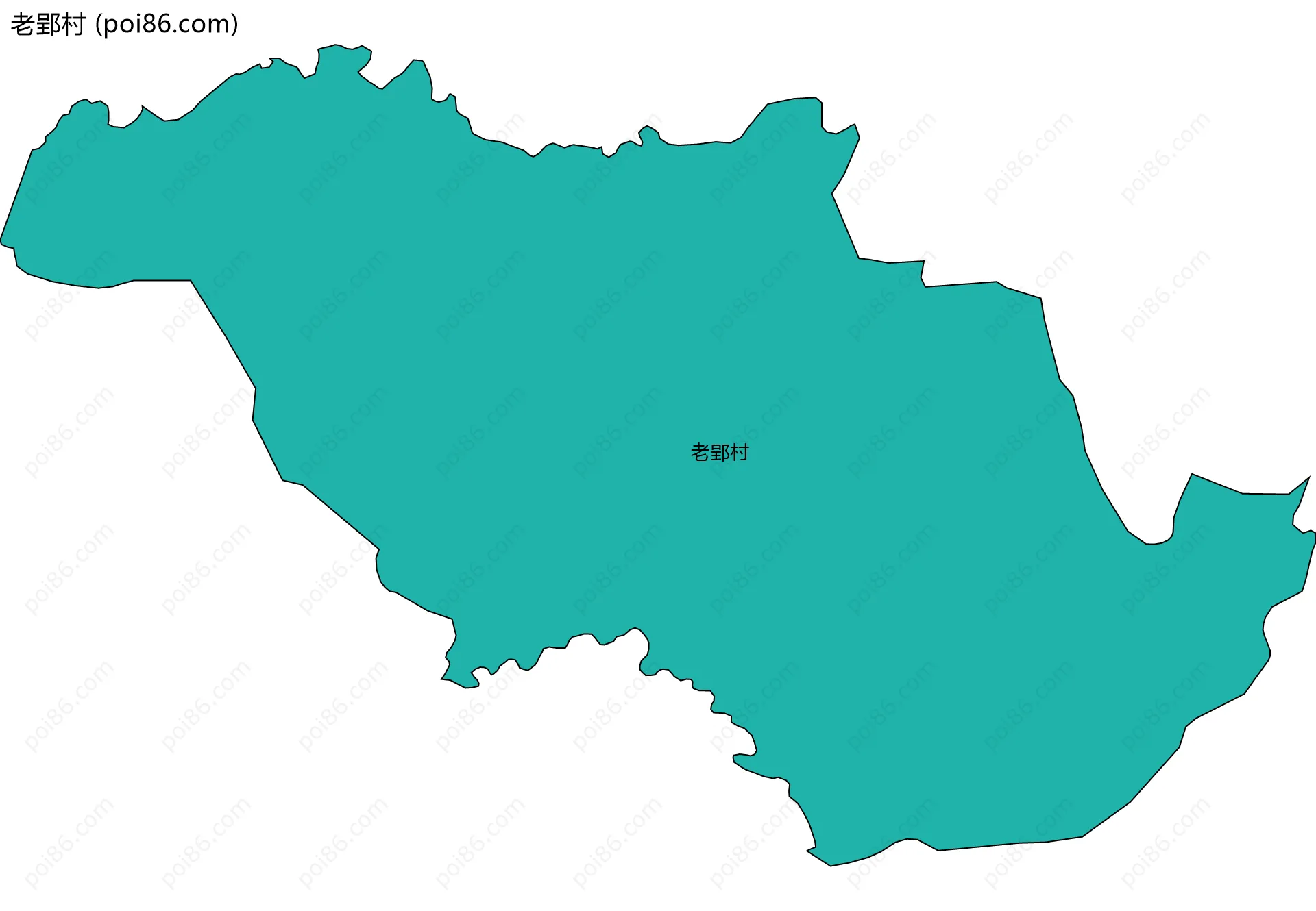 老郢村边界地图