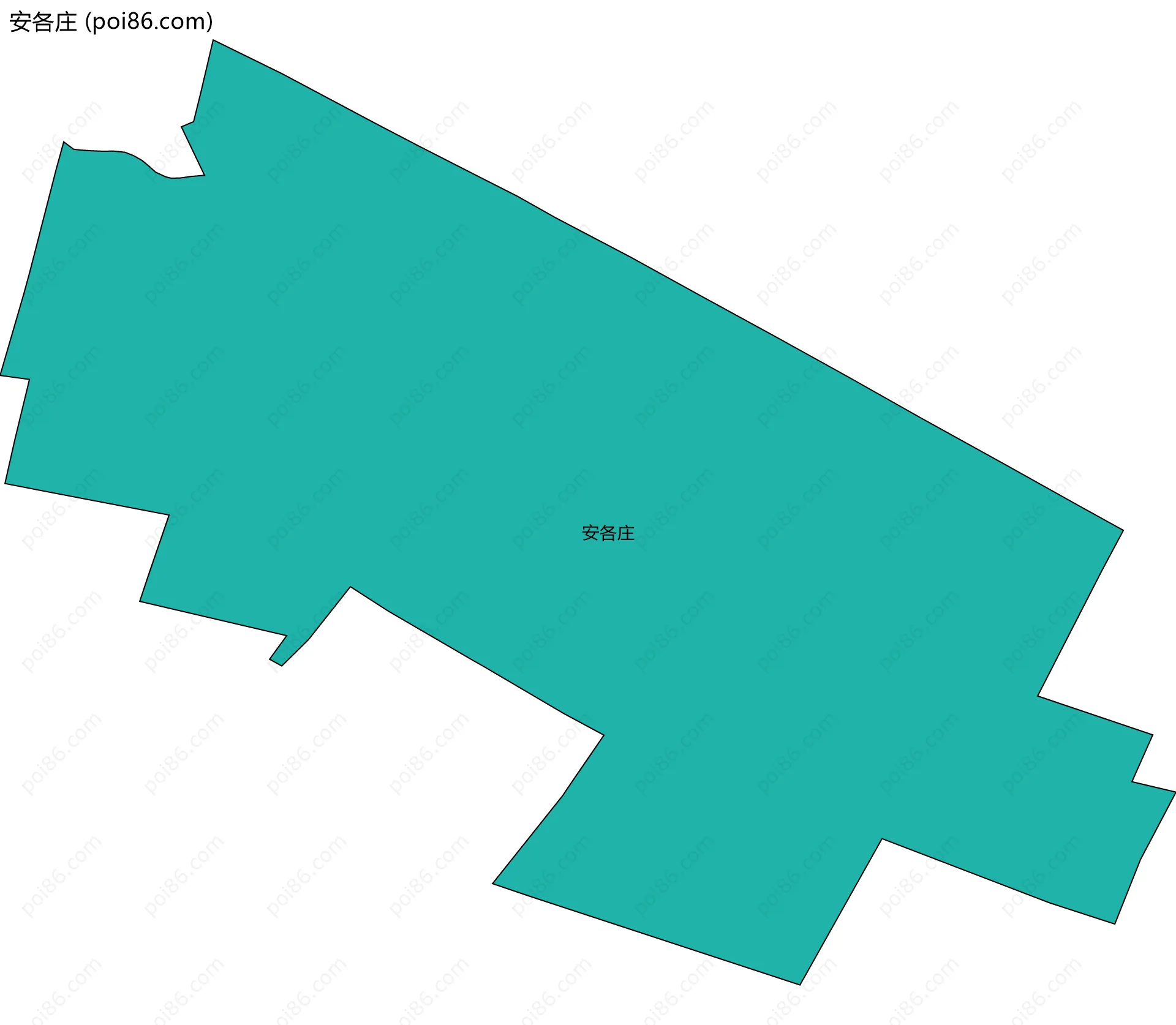 安各庄边界地图