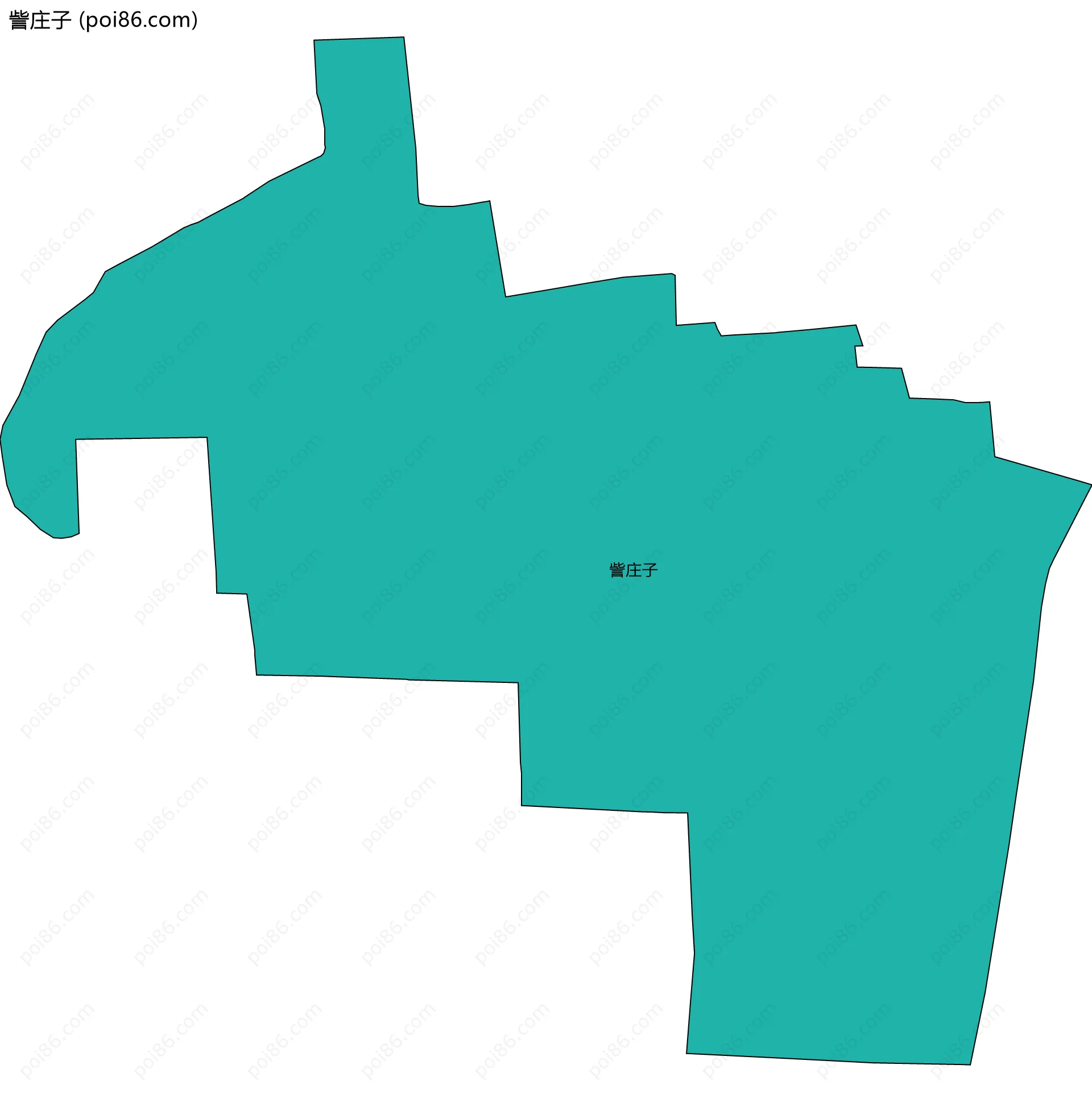 訾庄子边界地图