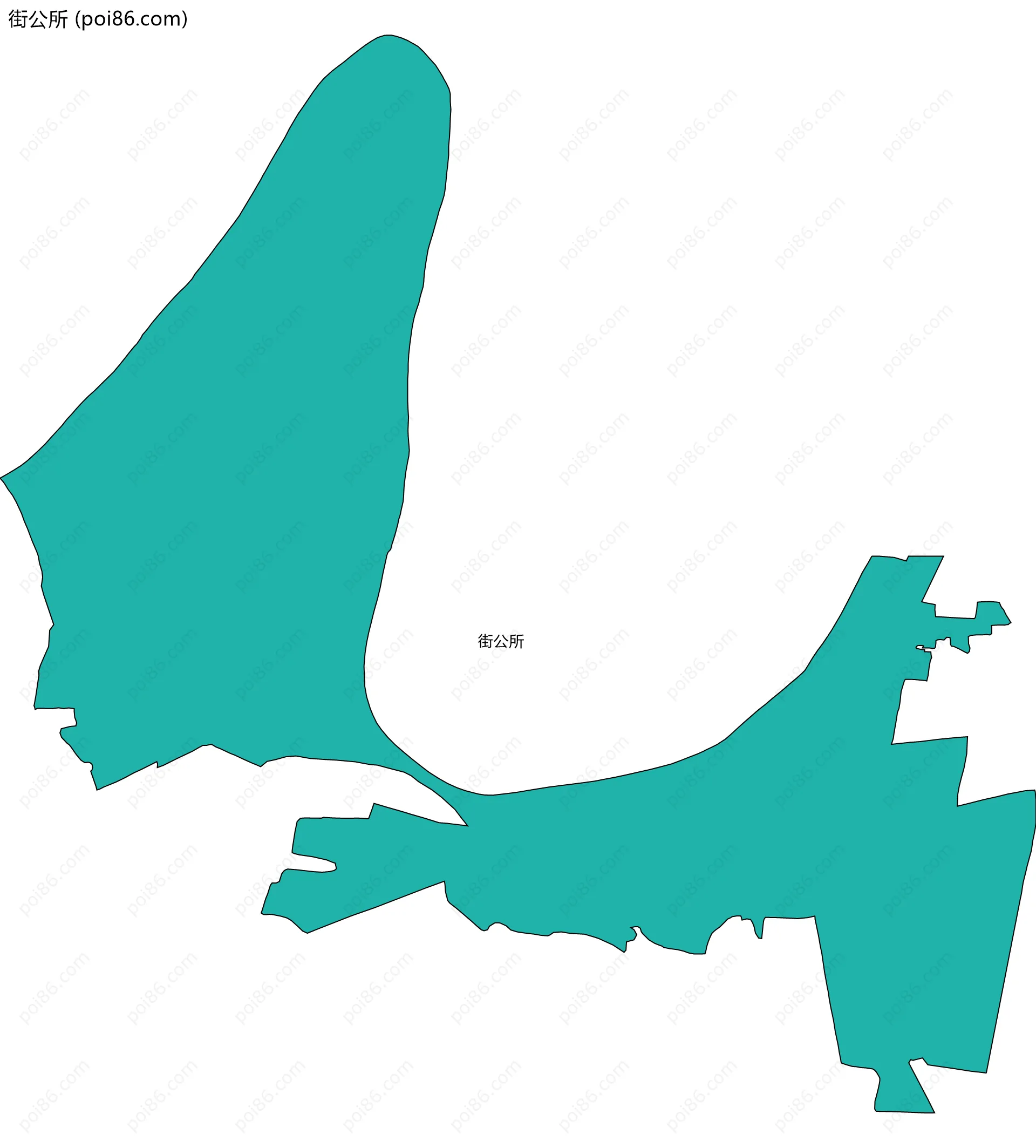 街公所边界地图