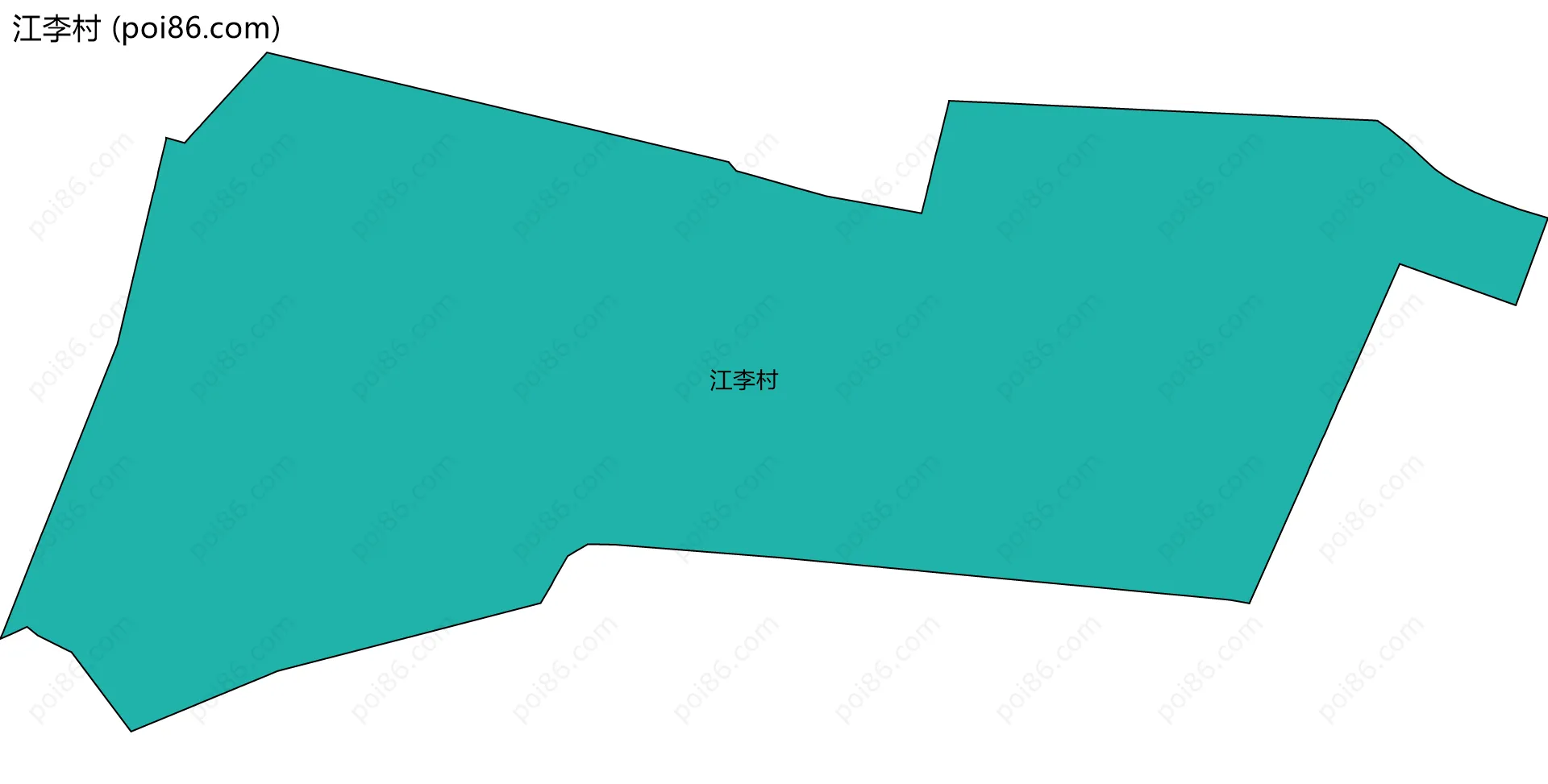 江李村边界地图