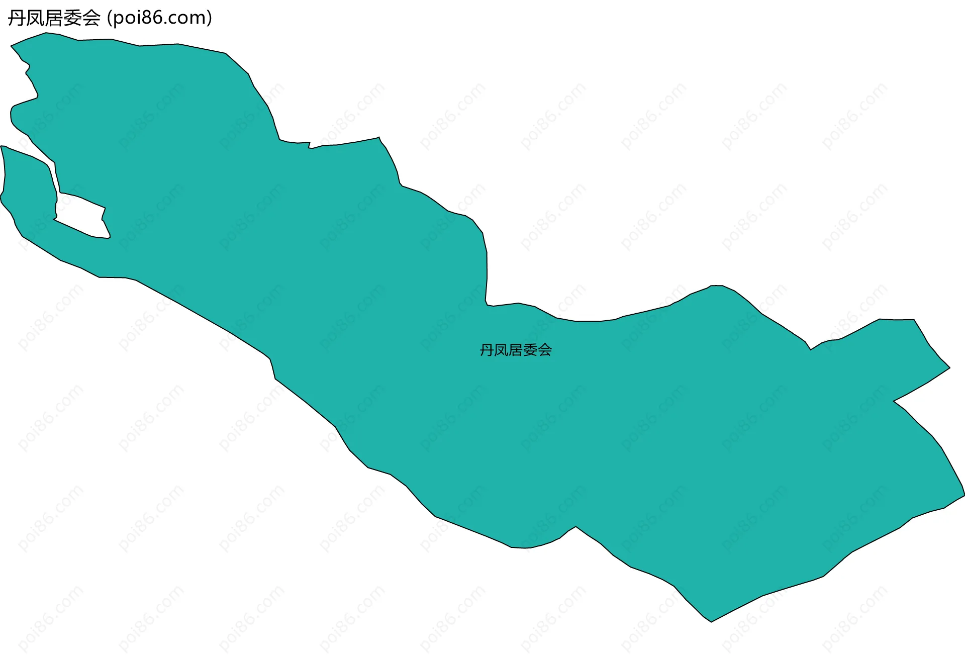 丹凤居委会边界地图