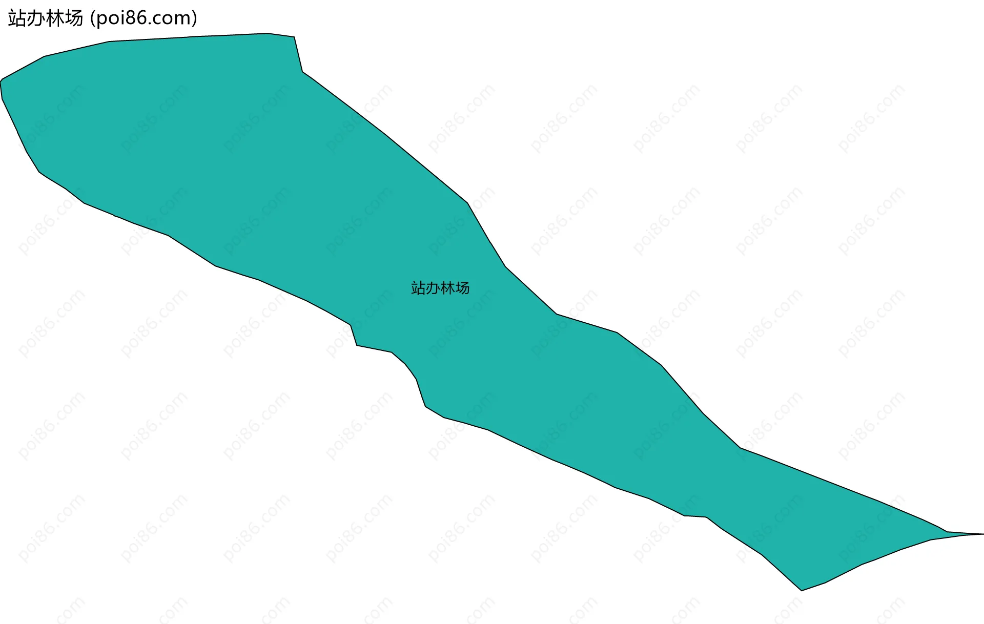 站办林场边界地图