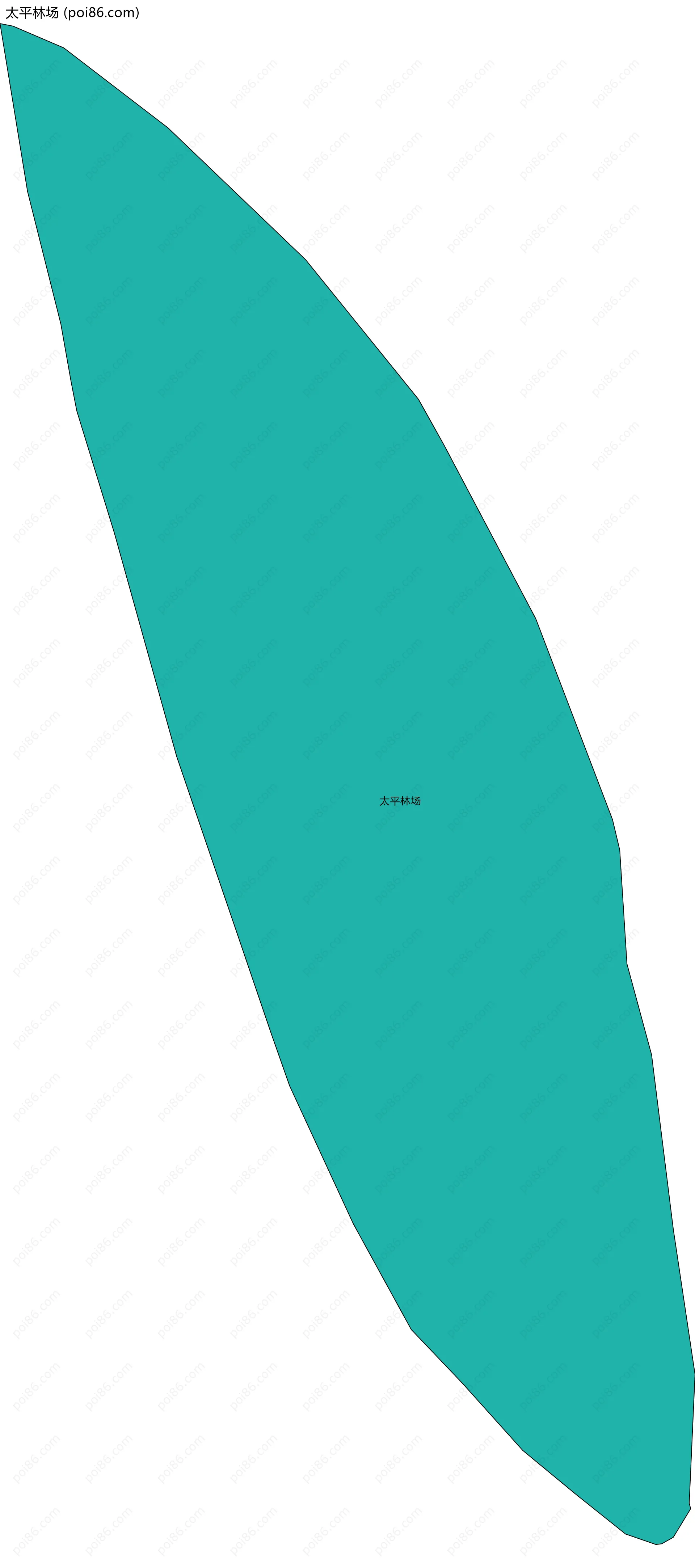 太平林场边界地图