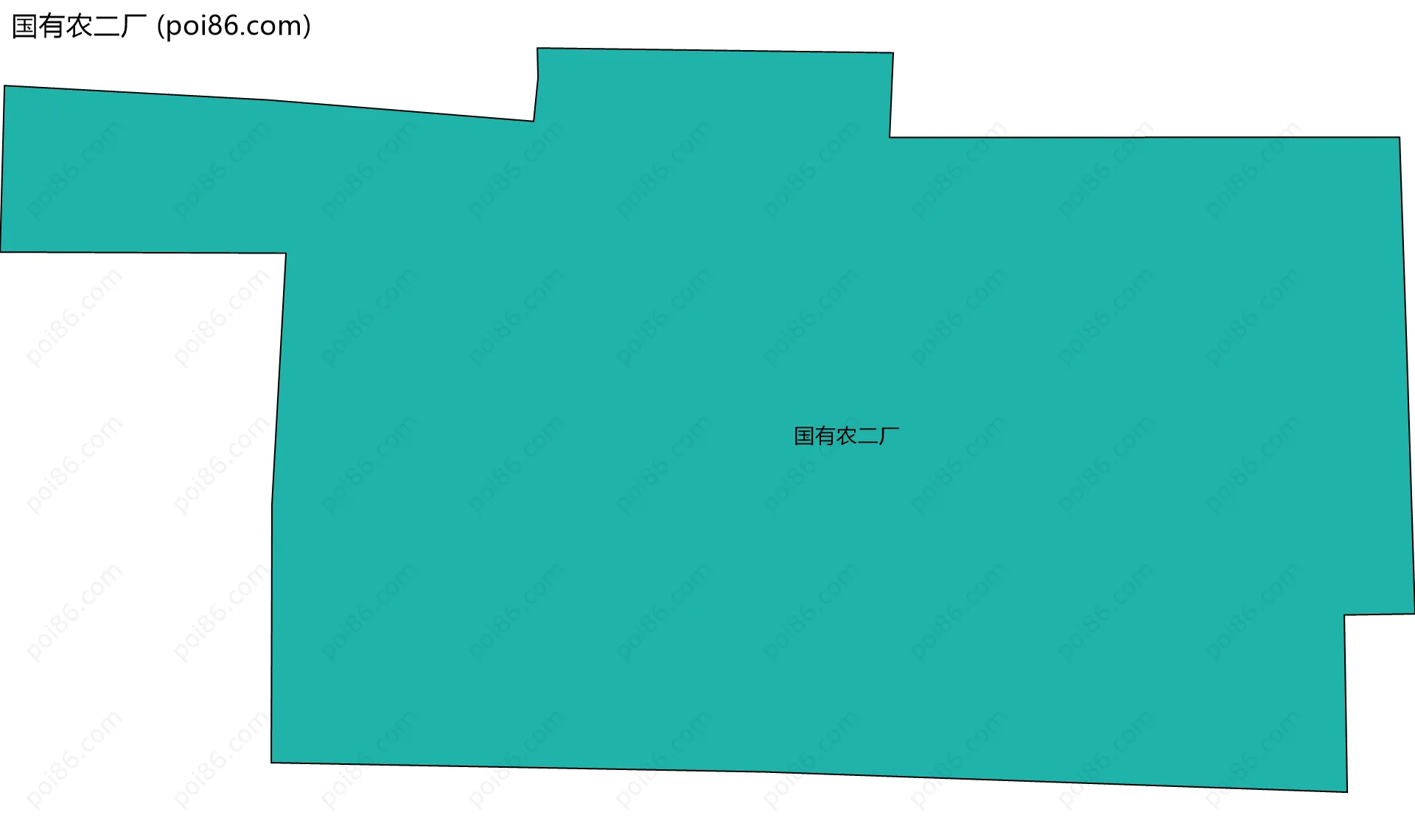国有农二厂边界地图