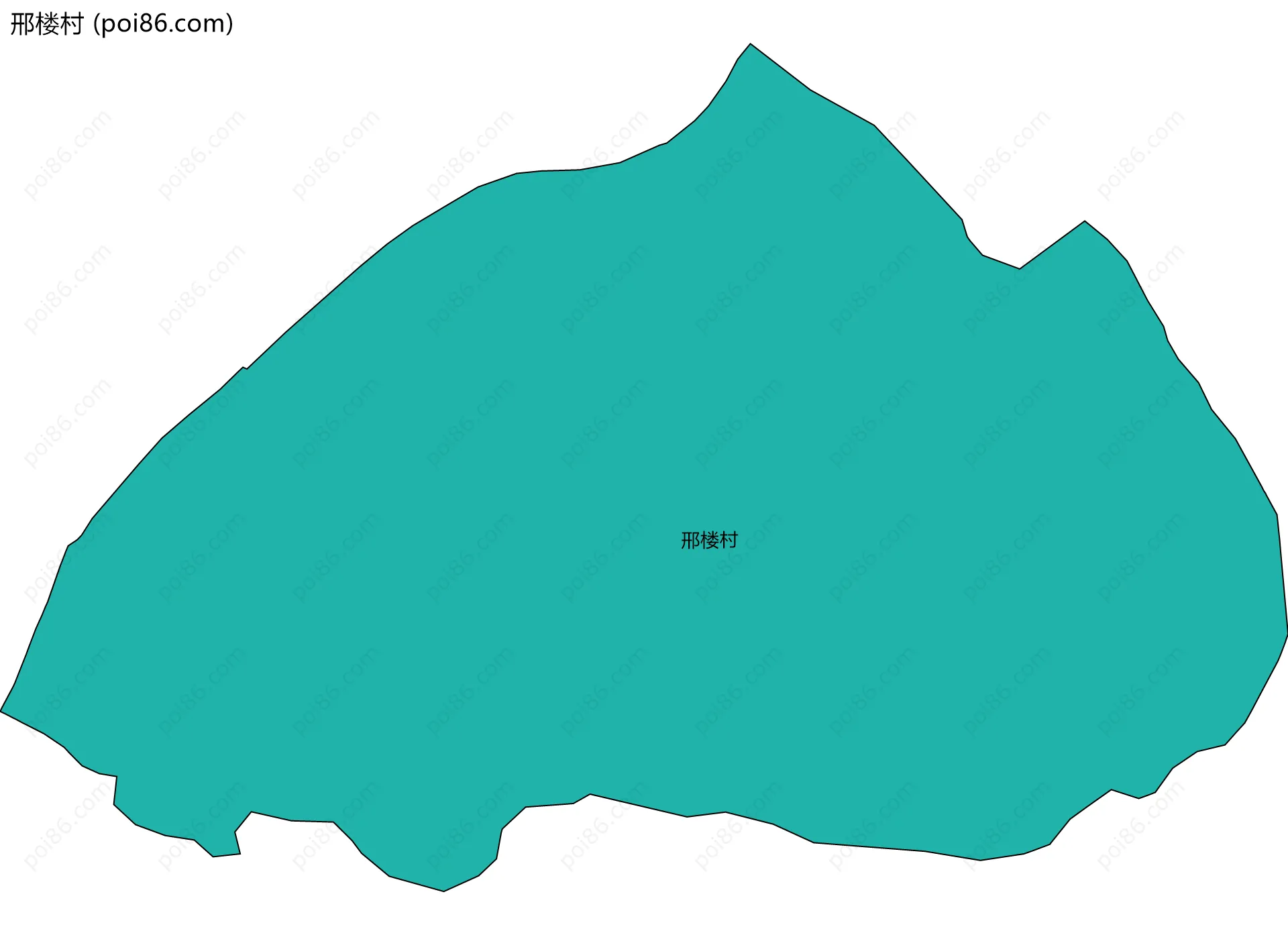邢楼村边界地图