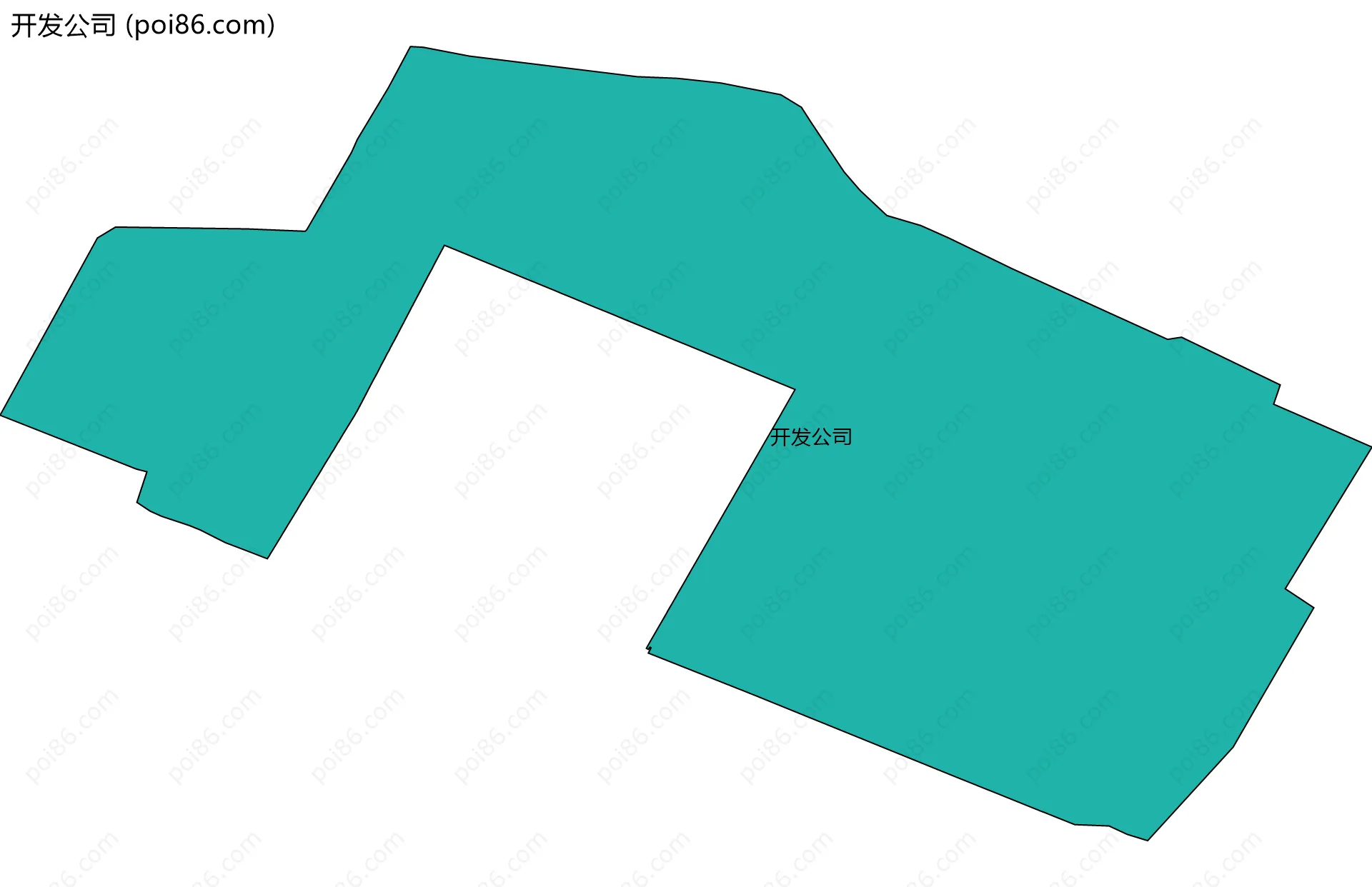 开发公司边界地图