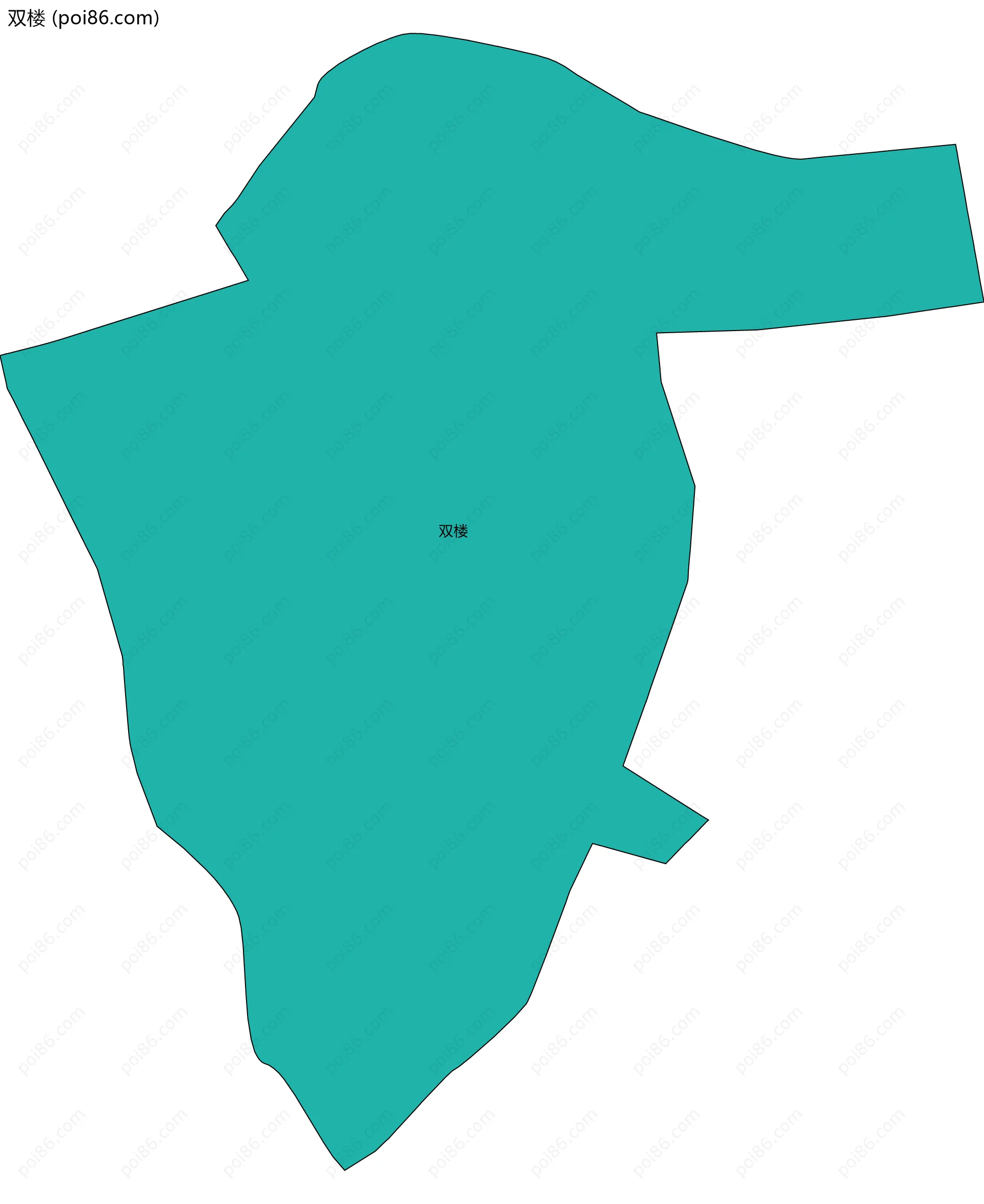 双楼边界地图