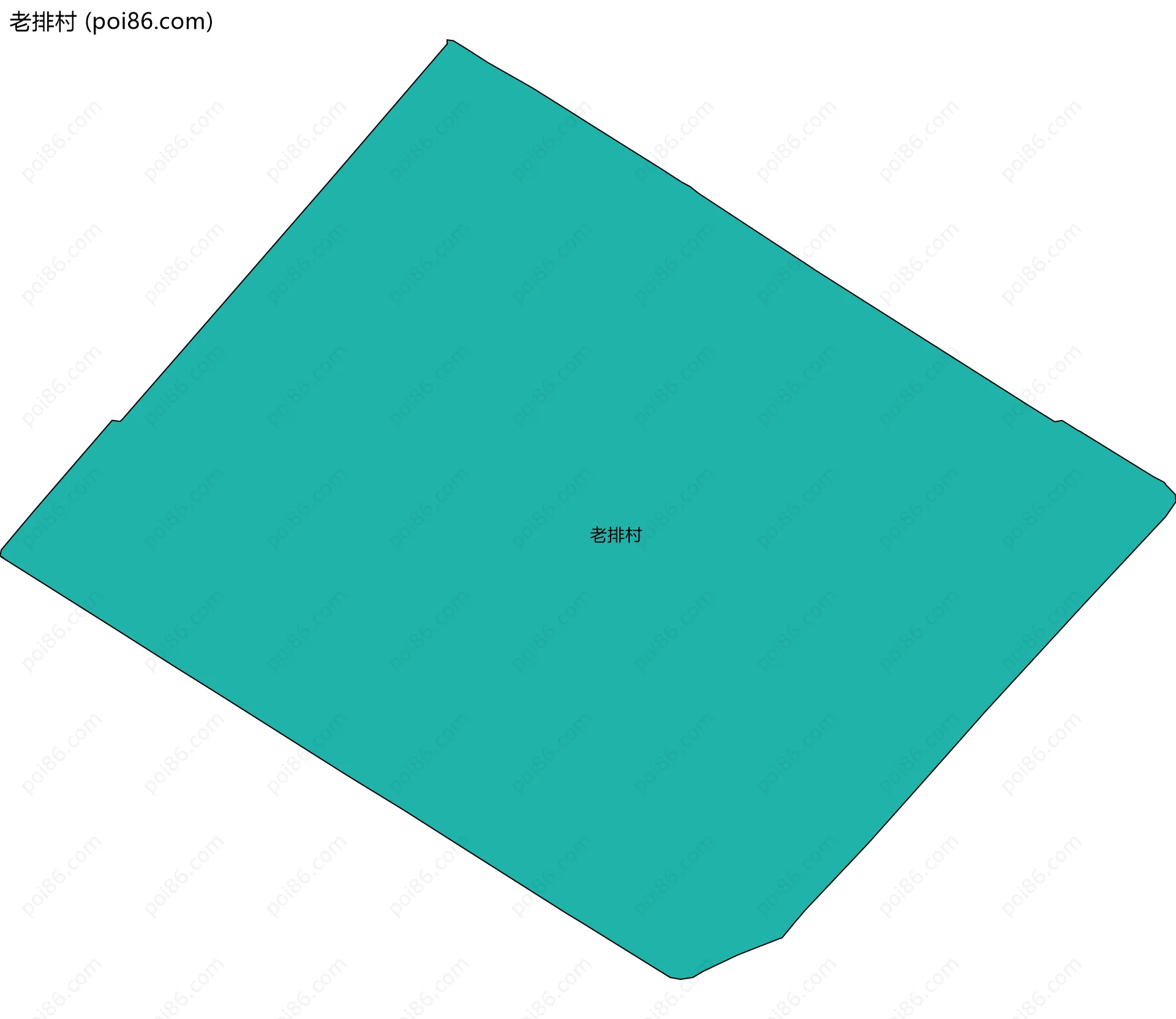 老排村边界地图