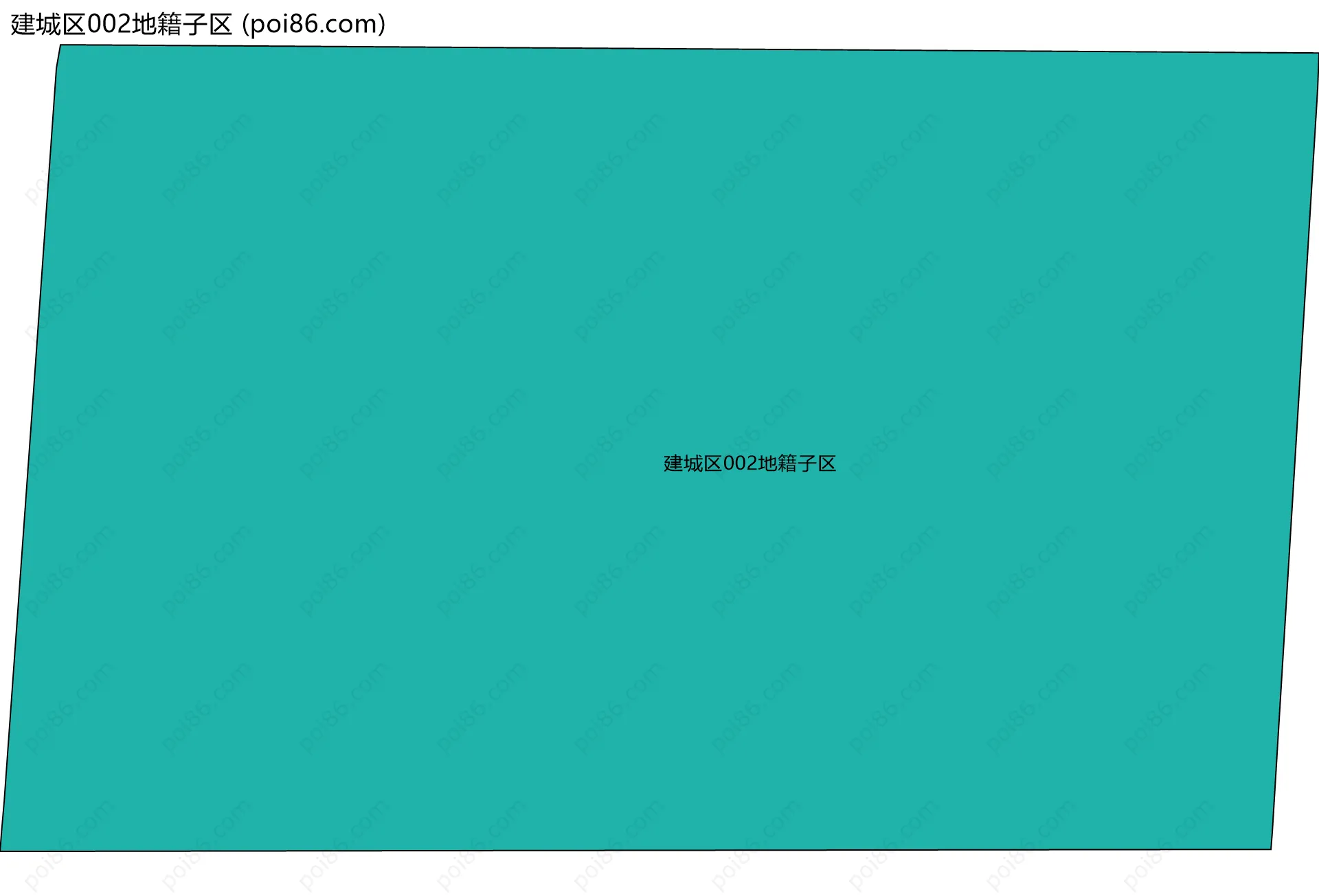 建城区002地籍子区边界地图