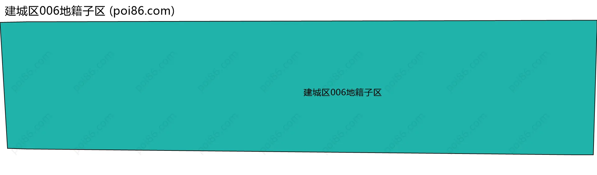 建城区006地籍子区边界地图