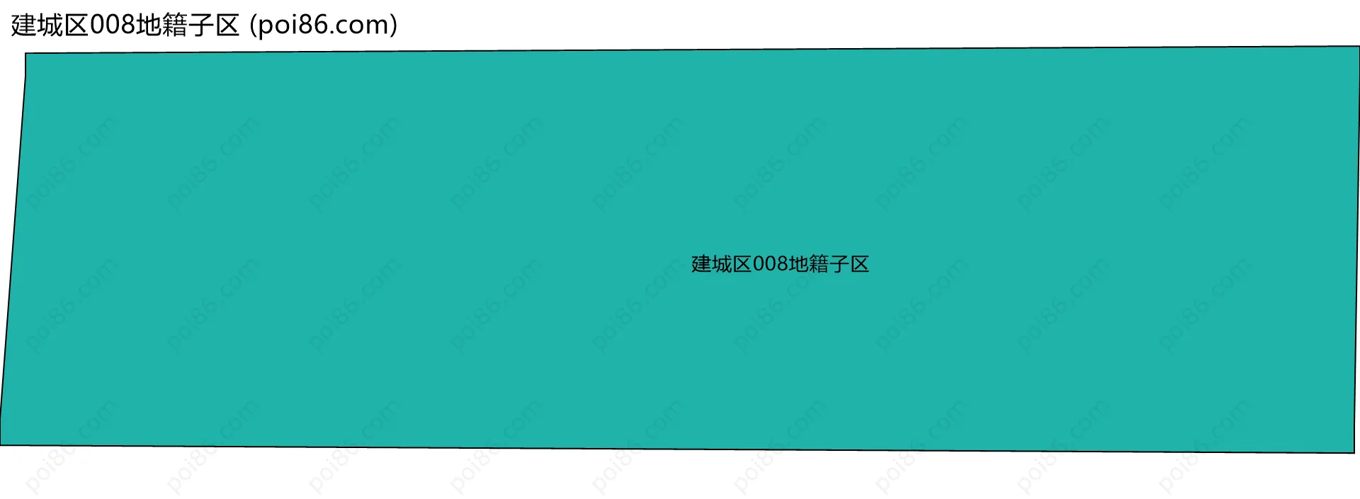 建城区008地籍子区边界地图