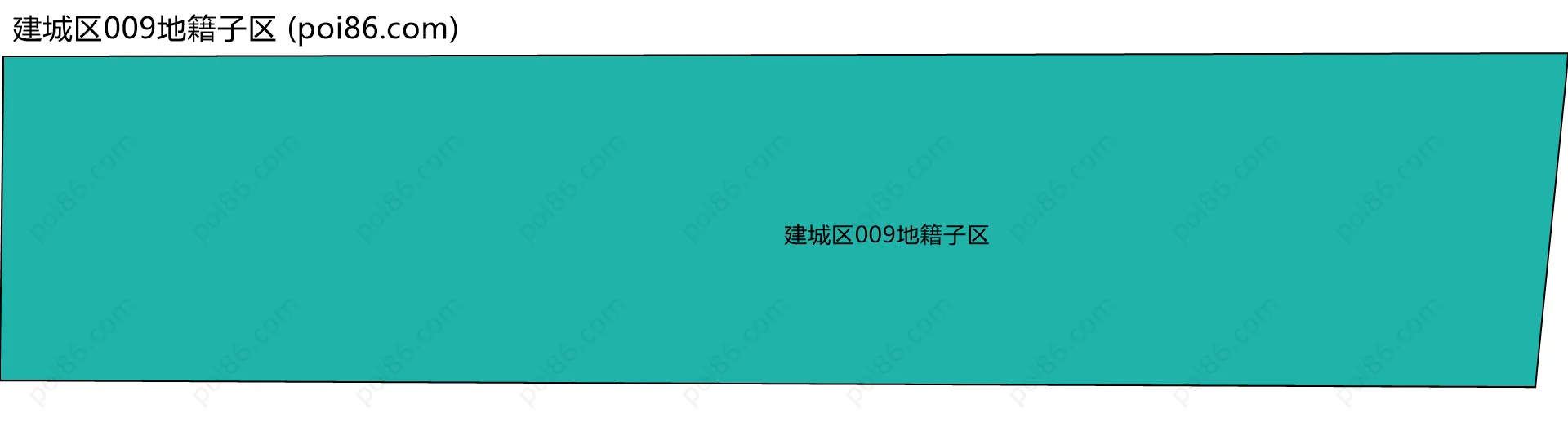 建城区009地籍子区边界地图