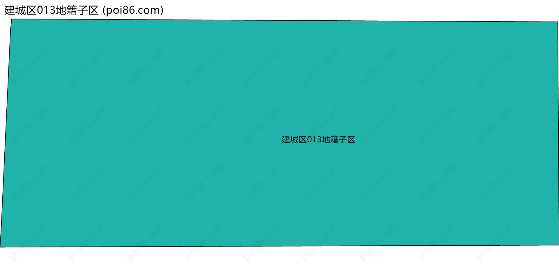 建城区013地籍子区边界地图