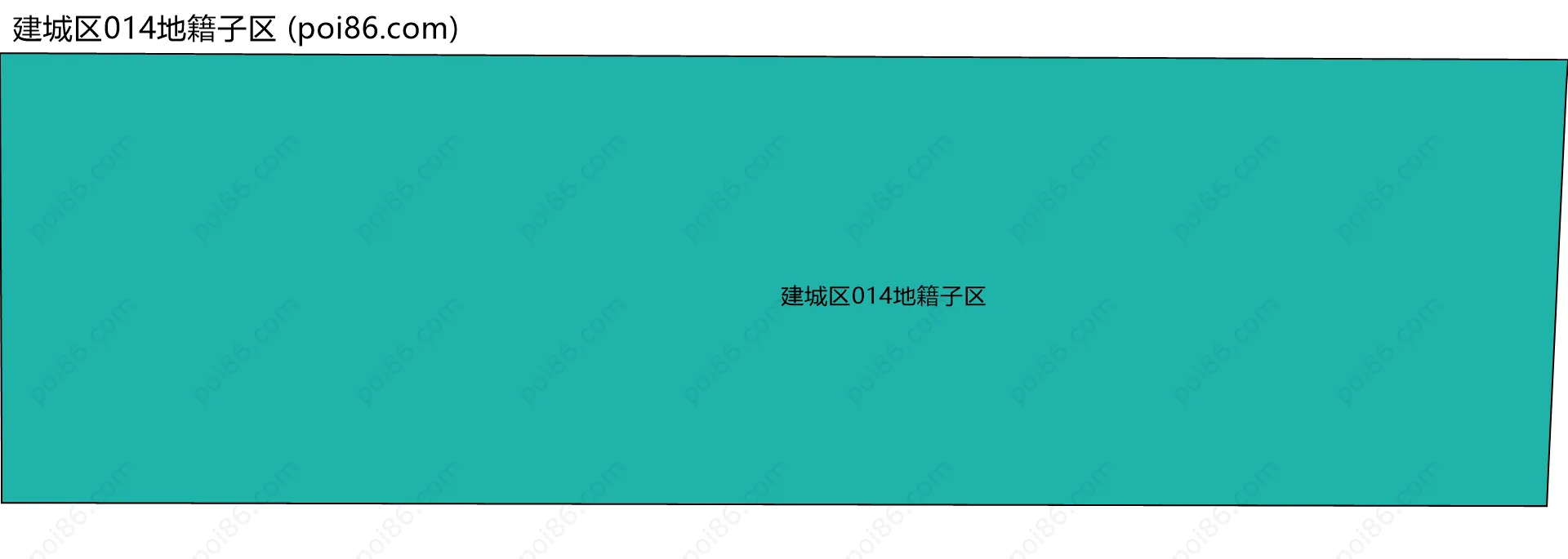 建城区014地籍子区边界地图