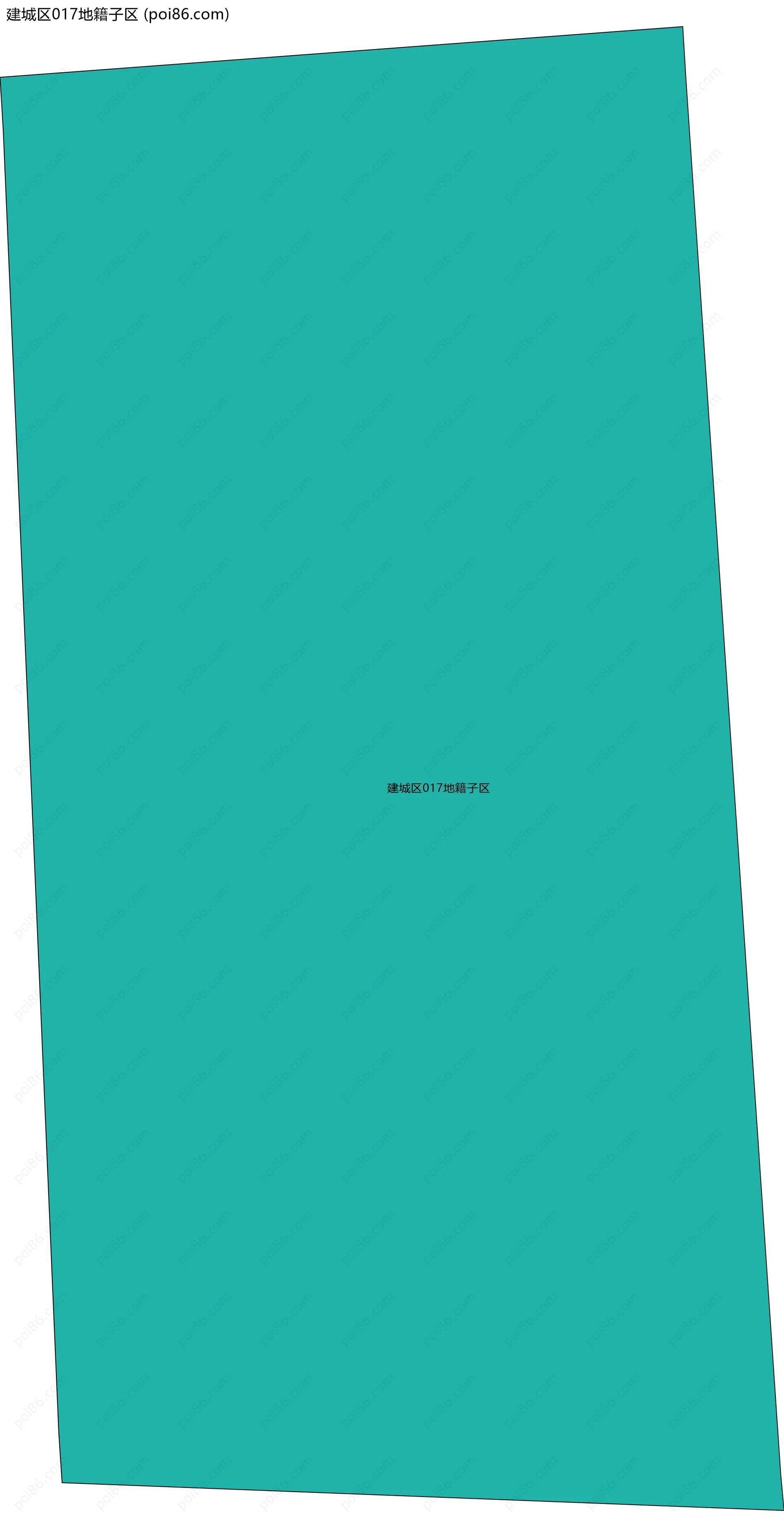 建城区017地籍子区边界地图