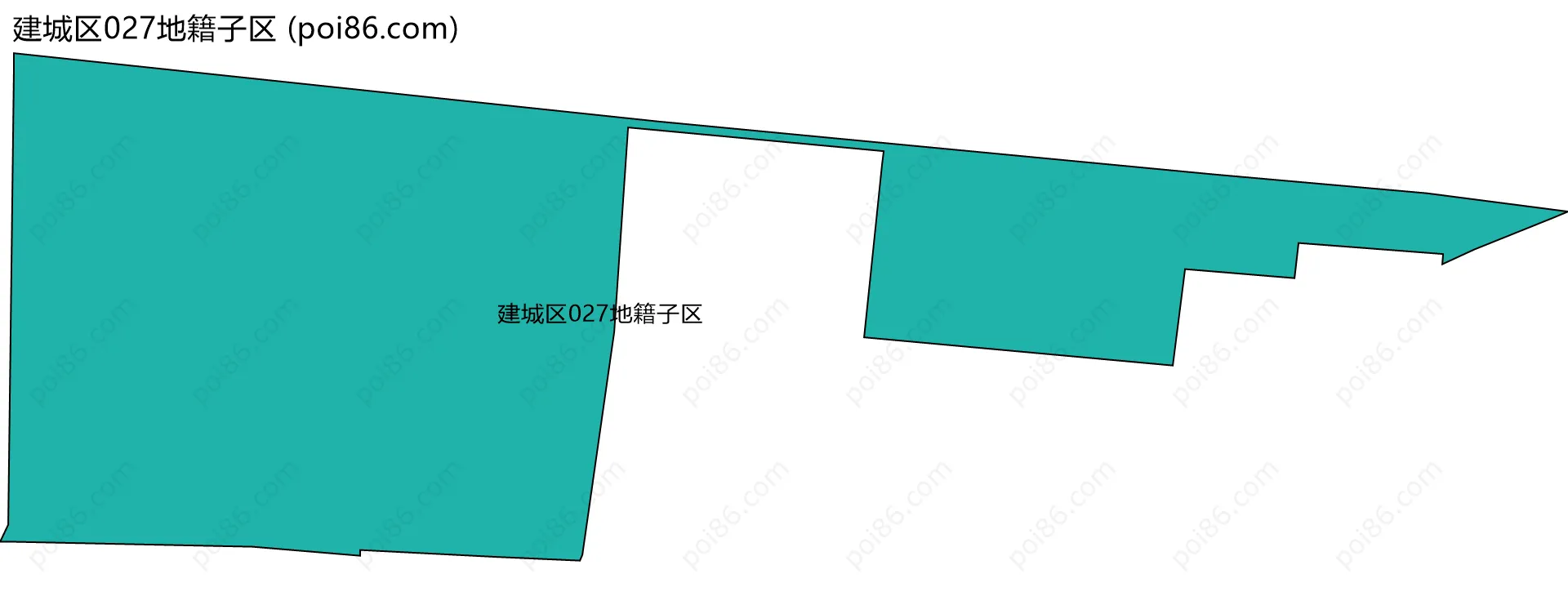 建城区027地籍子区边界地图