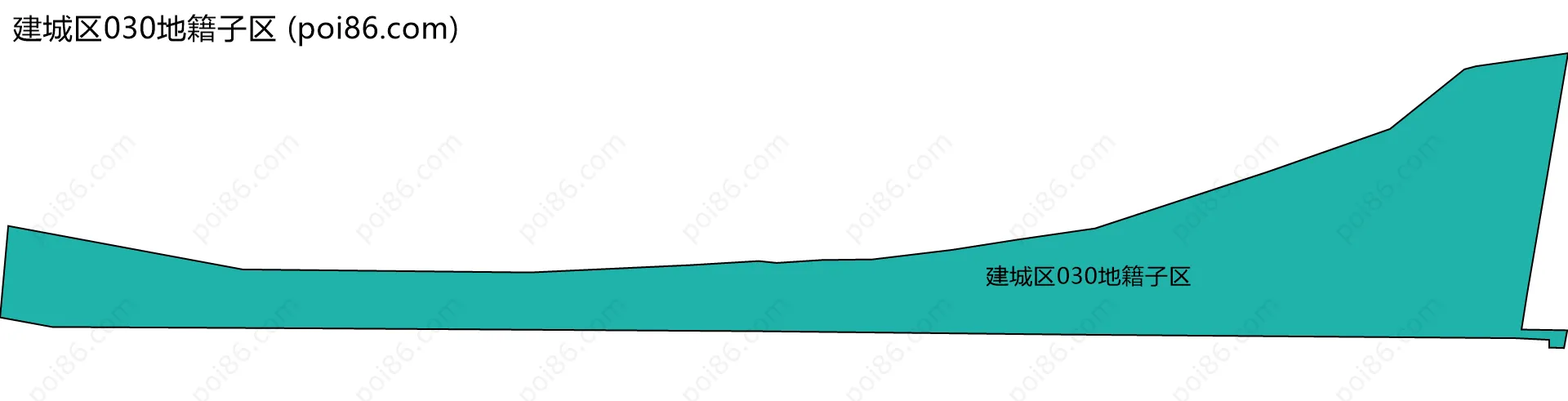 建城区030地籍子区边界地图