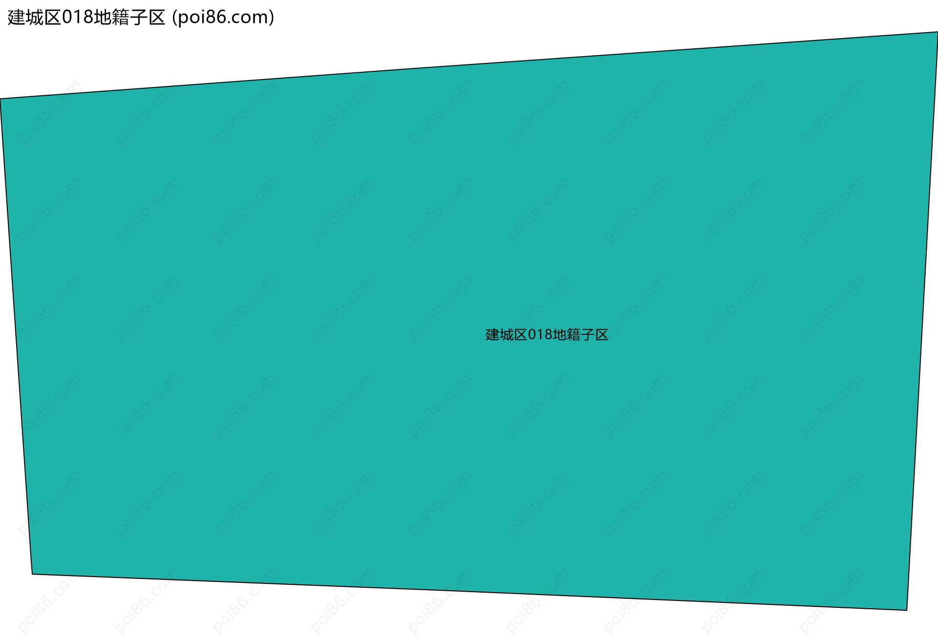 建城区018地籍子区边界地图