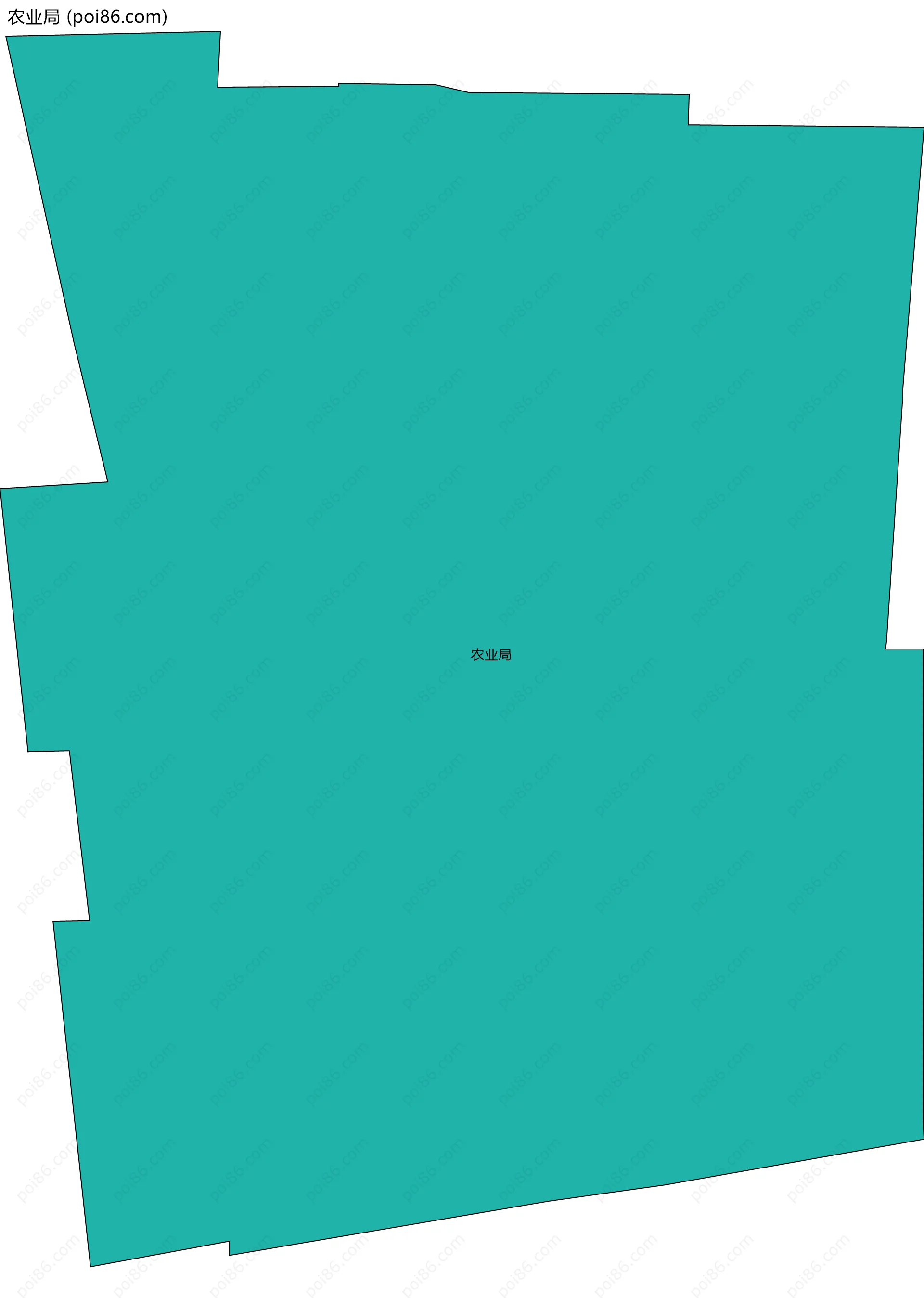 农业局边界地图