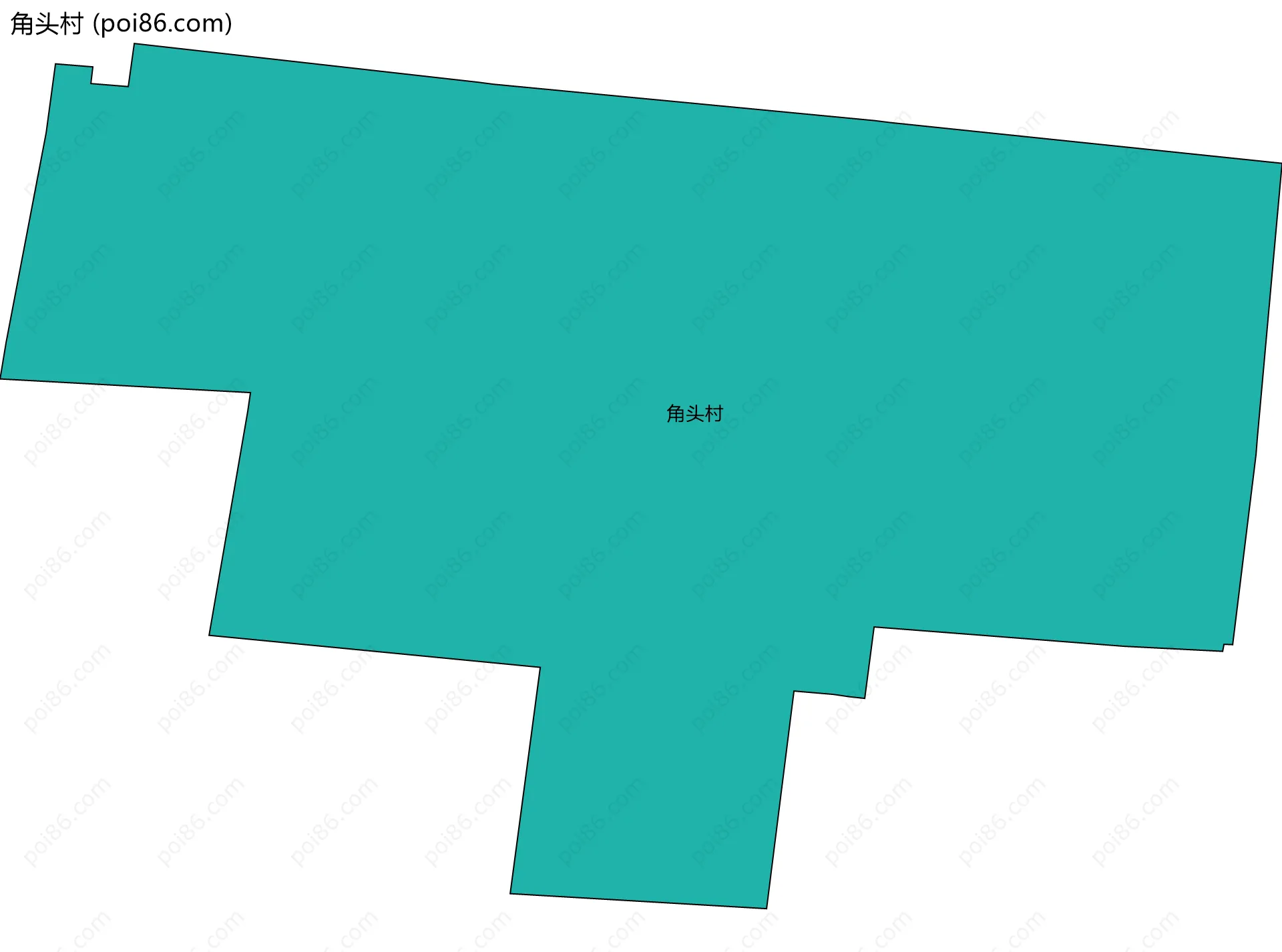 角头村边界地图