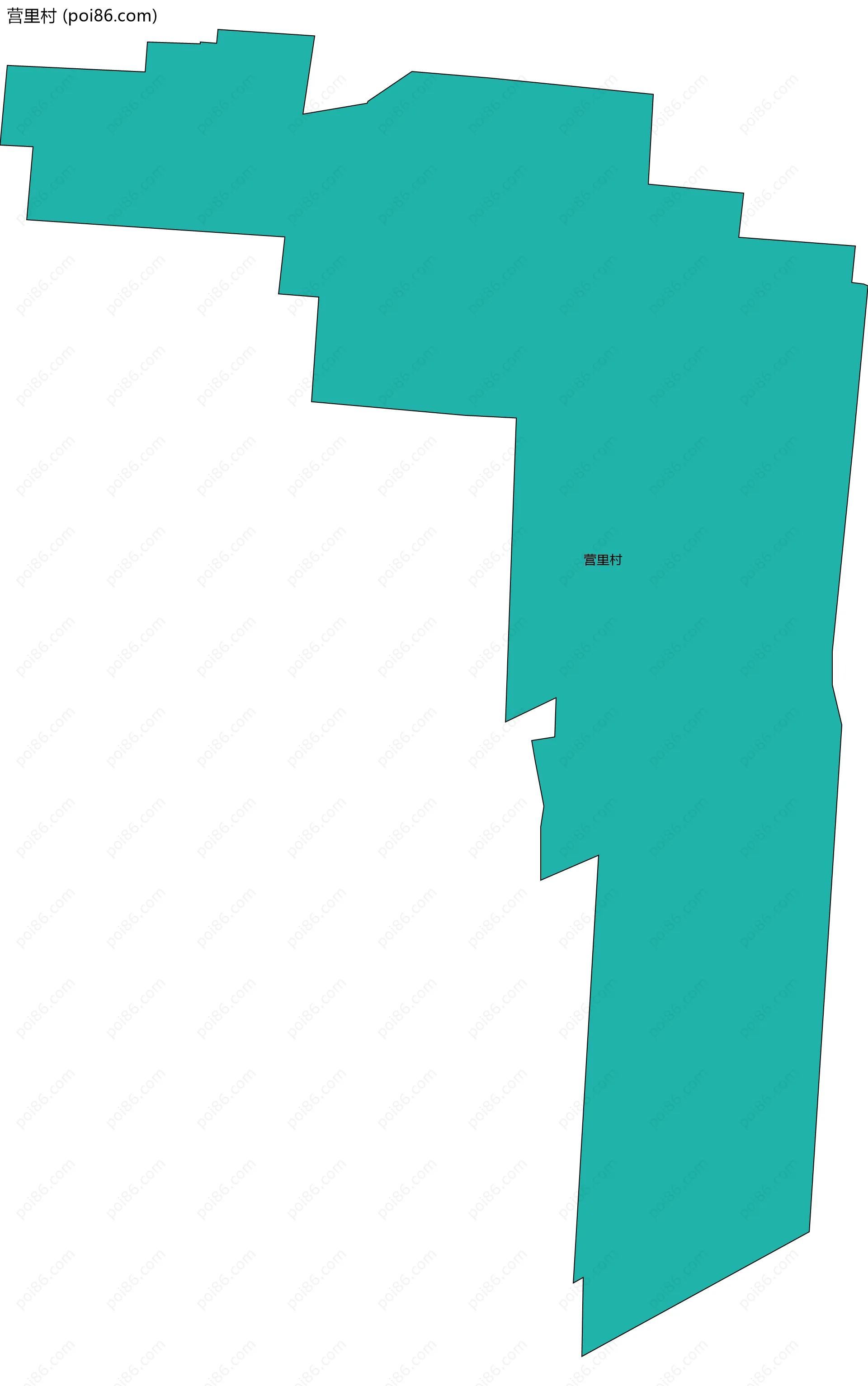 营里村边界地图