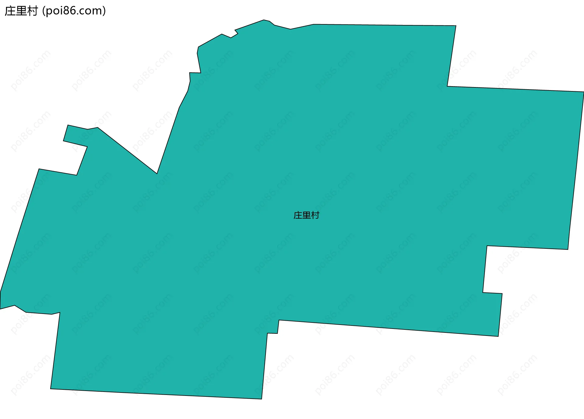 庄里村边界地图