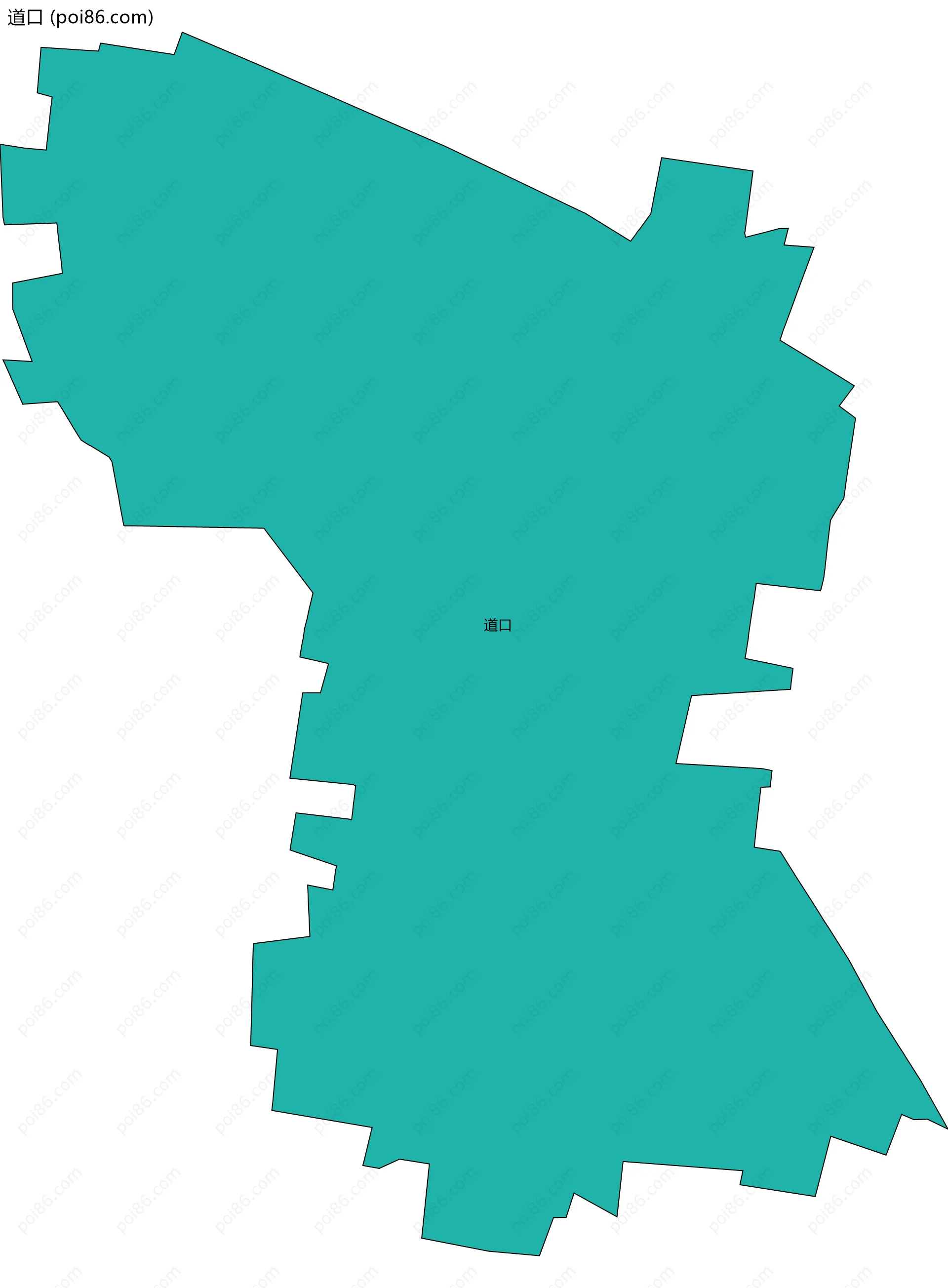 道口边界地图