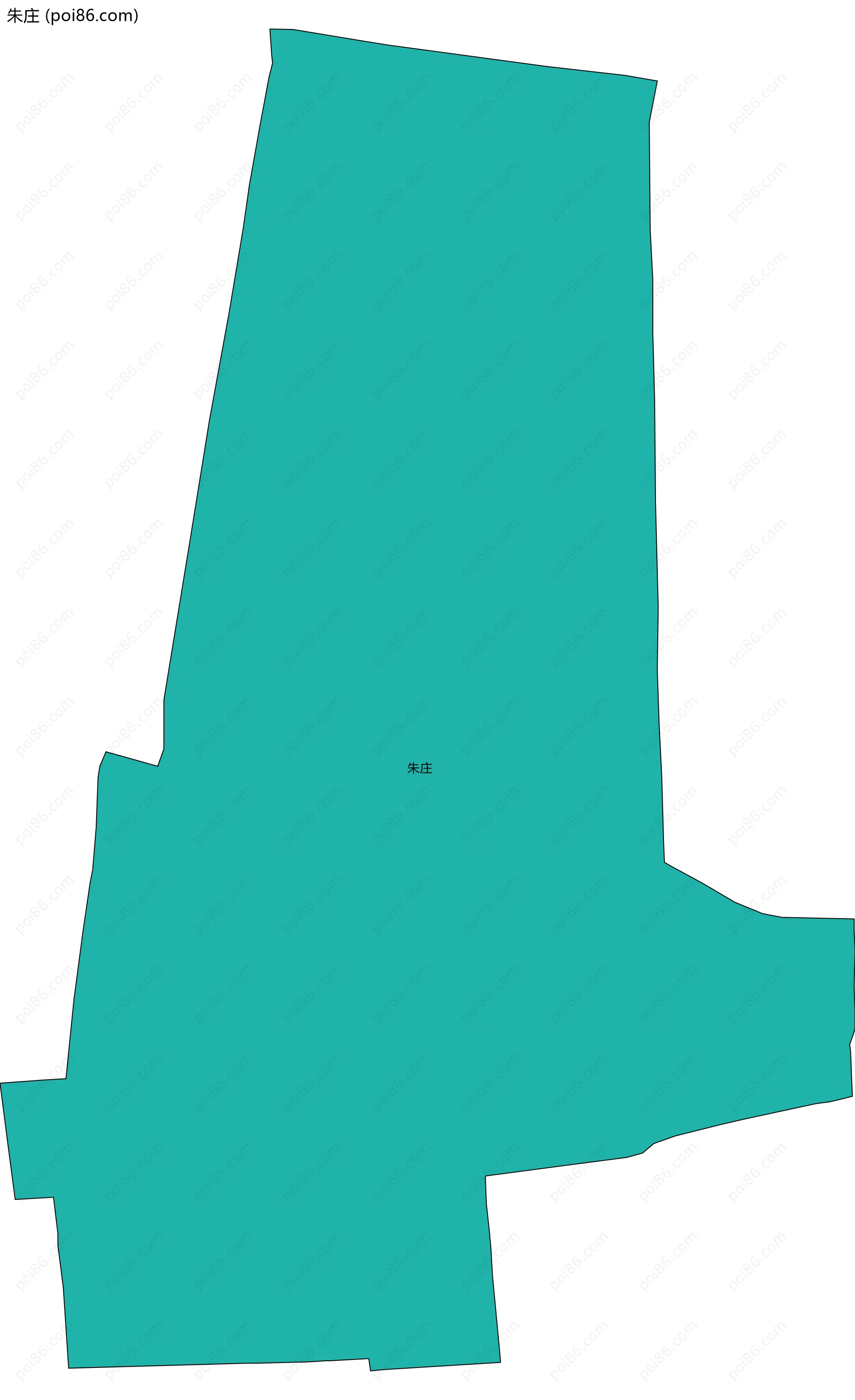 朱庄边界地图