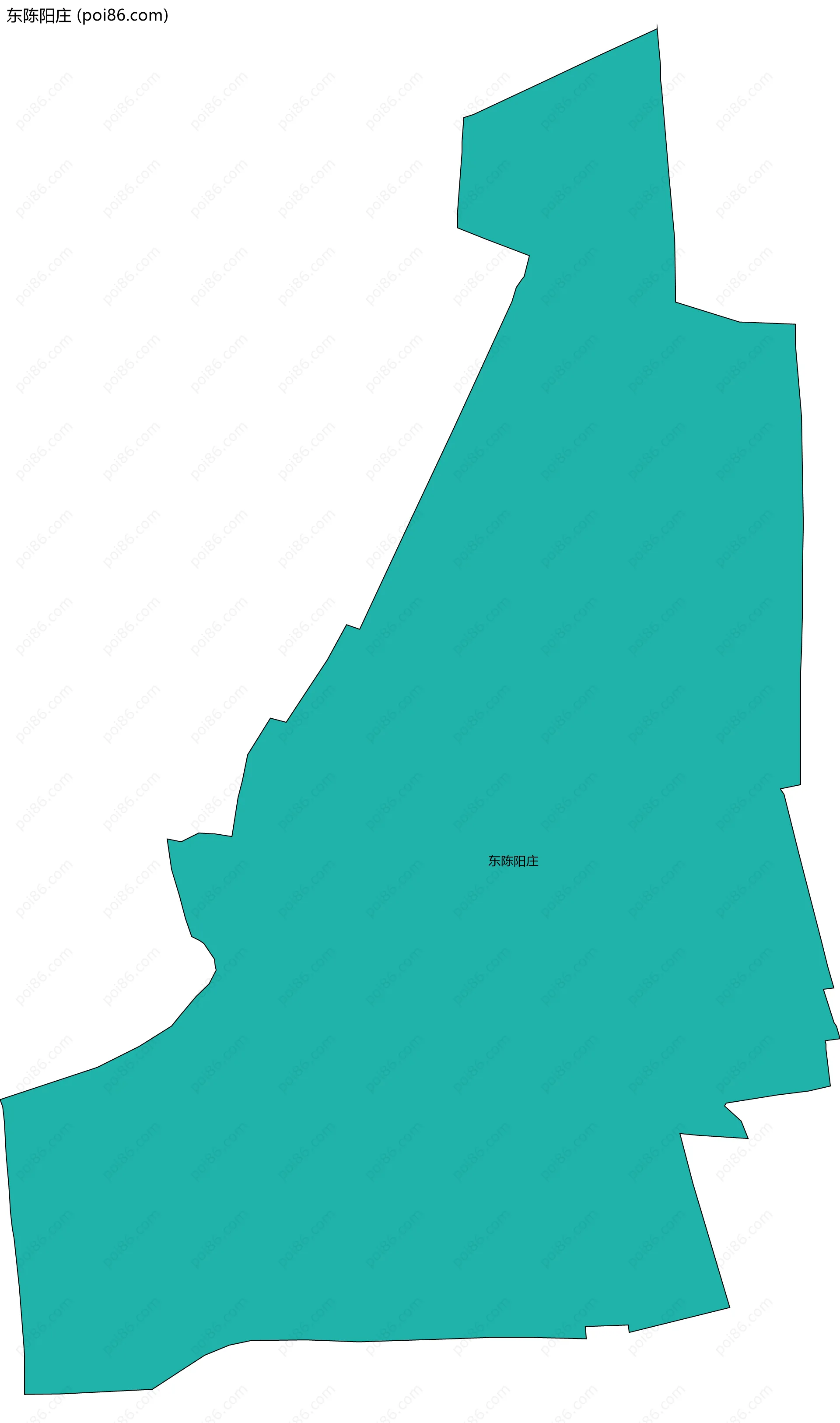 东陈阳庄边界地图