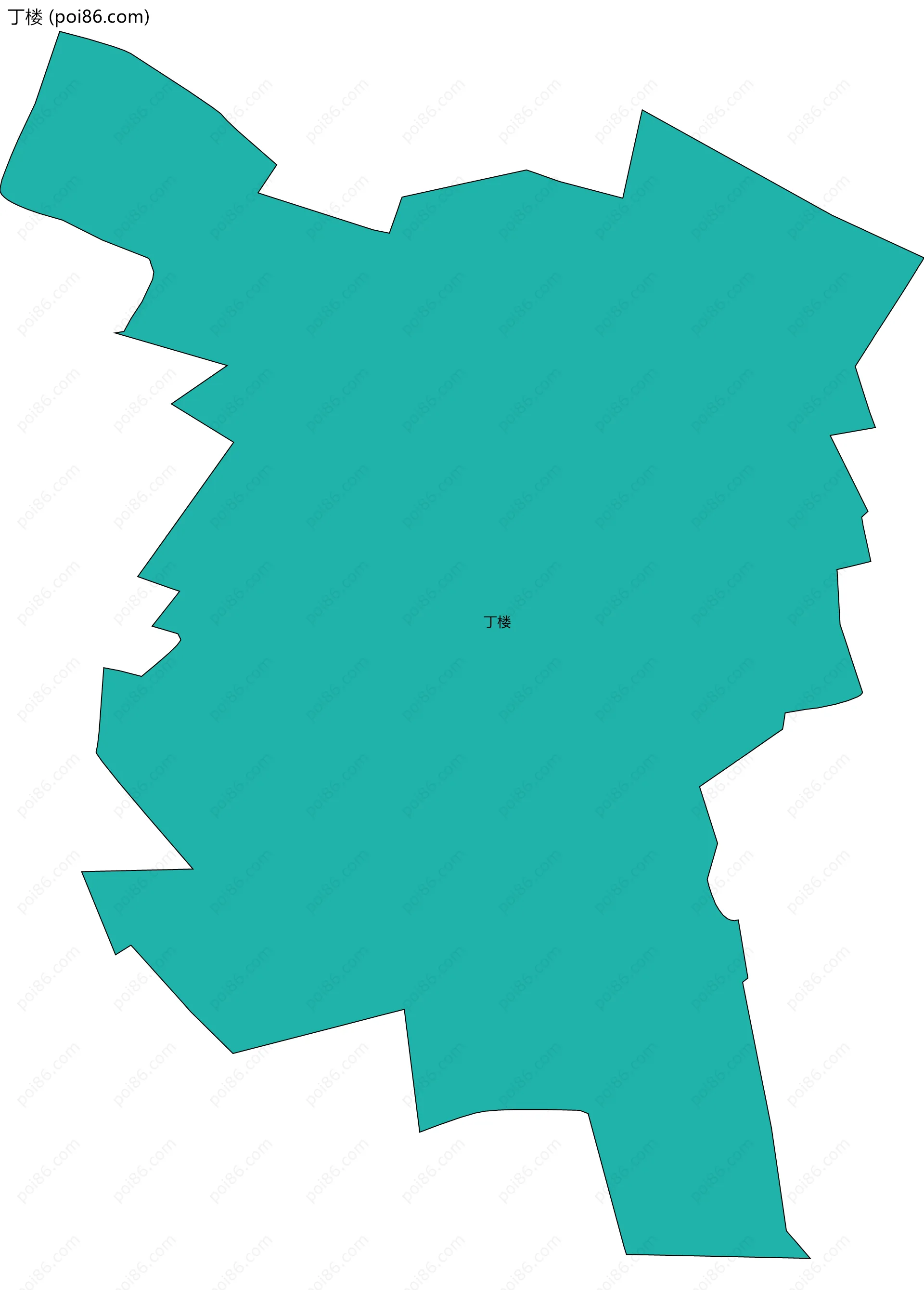 丁楼边界地图