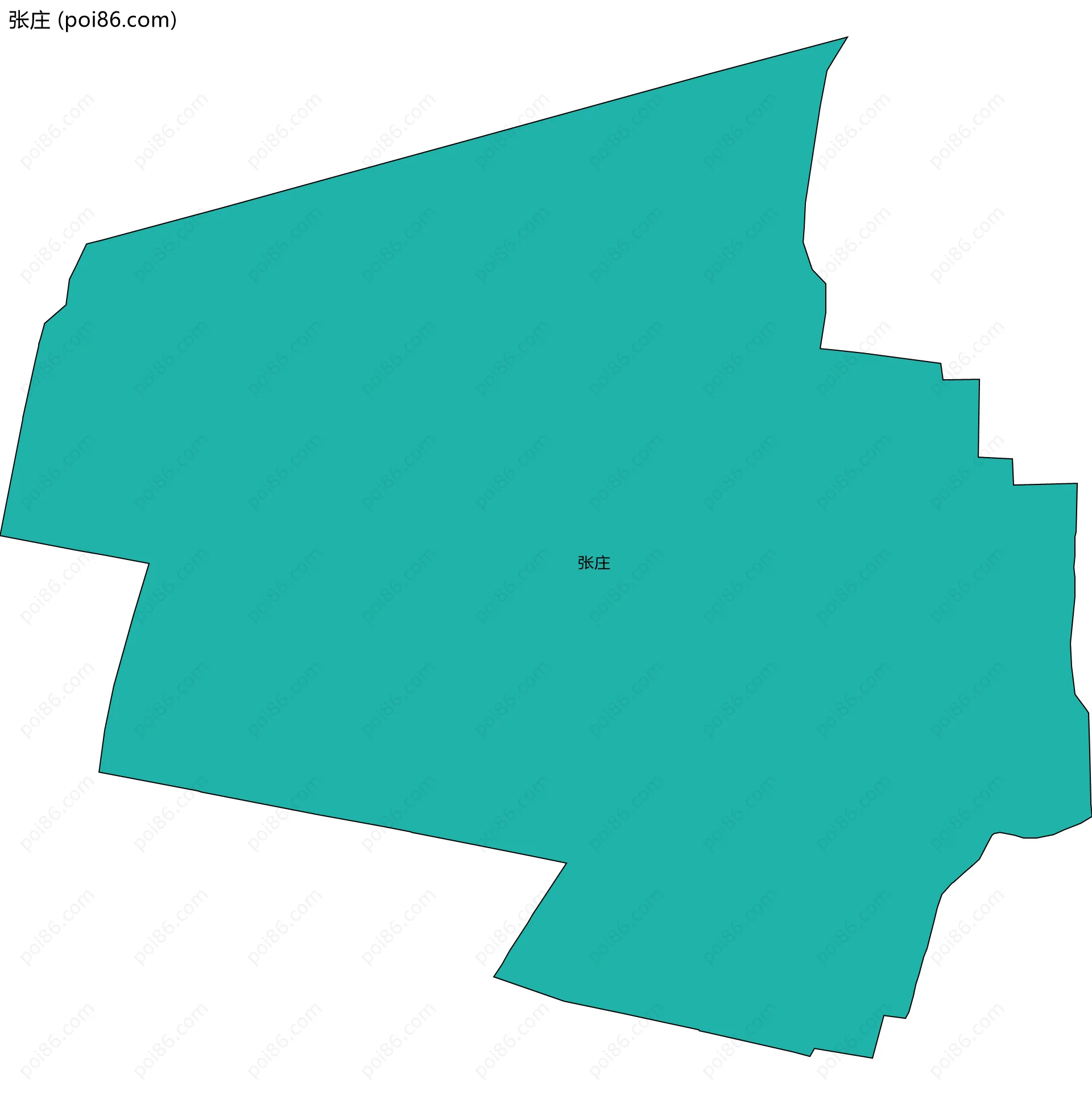 张庄边界地图
