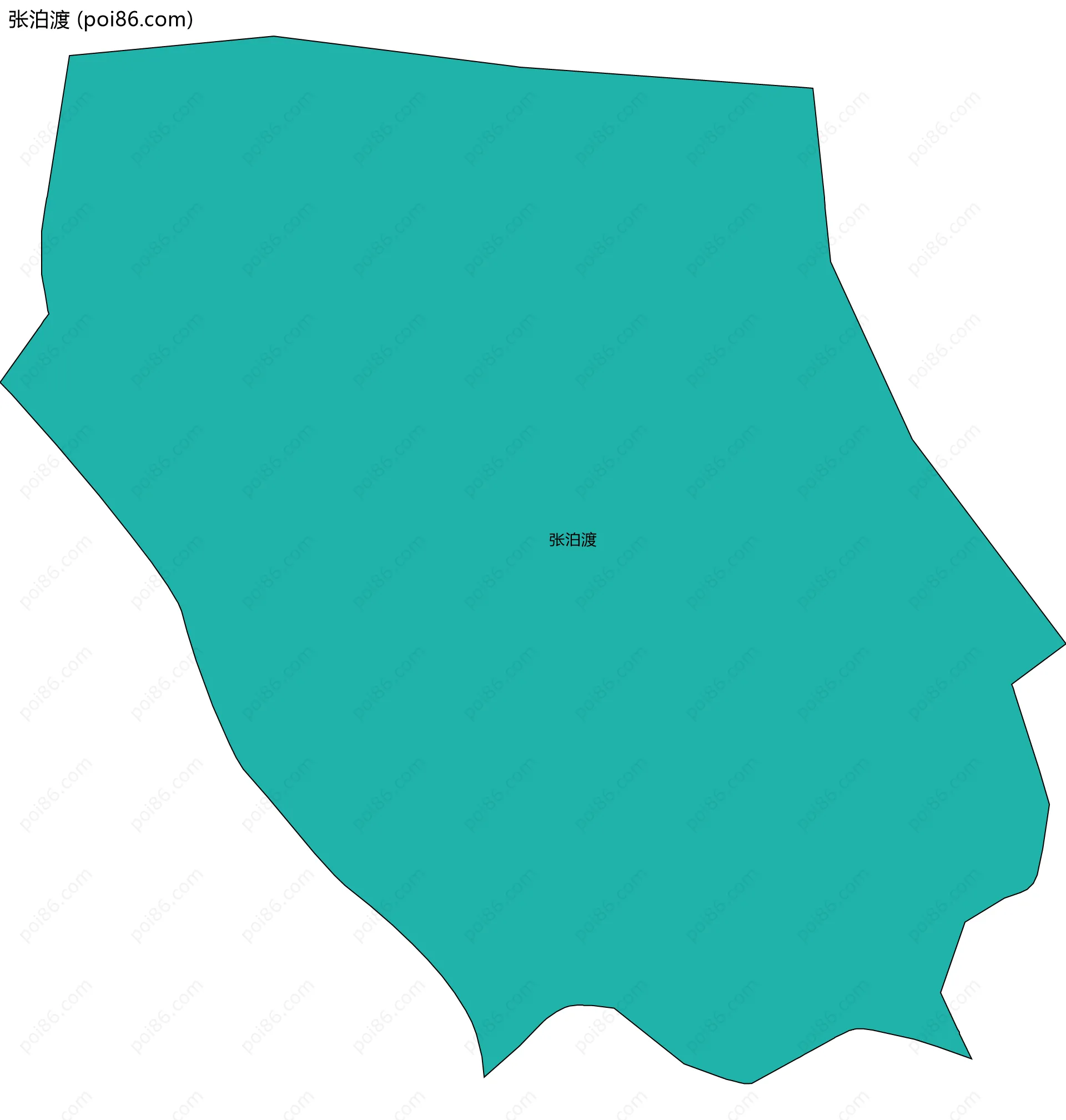 张泊渡边界地图