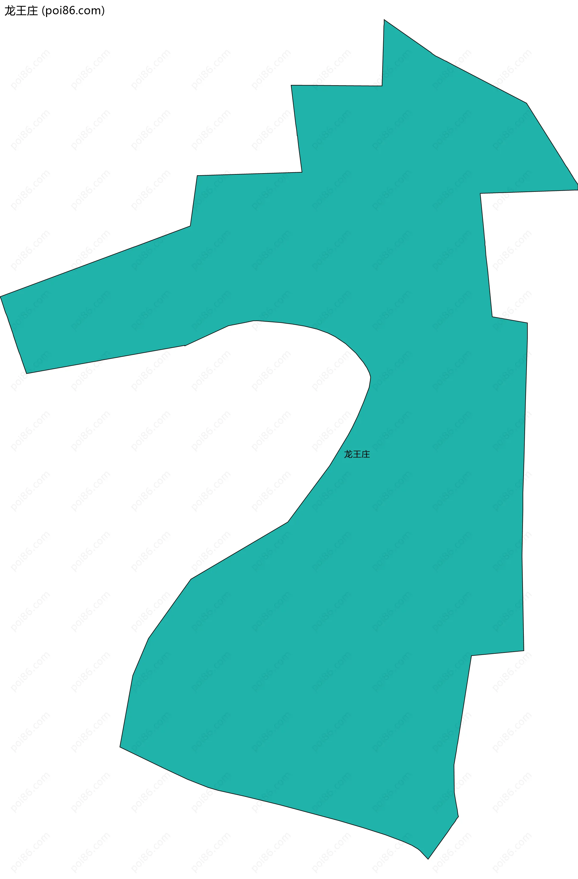 龙王庄边界地图