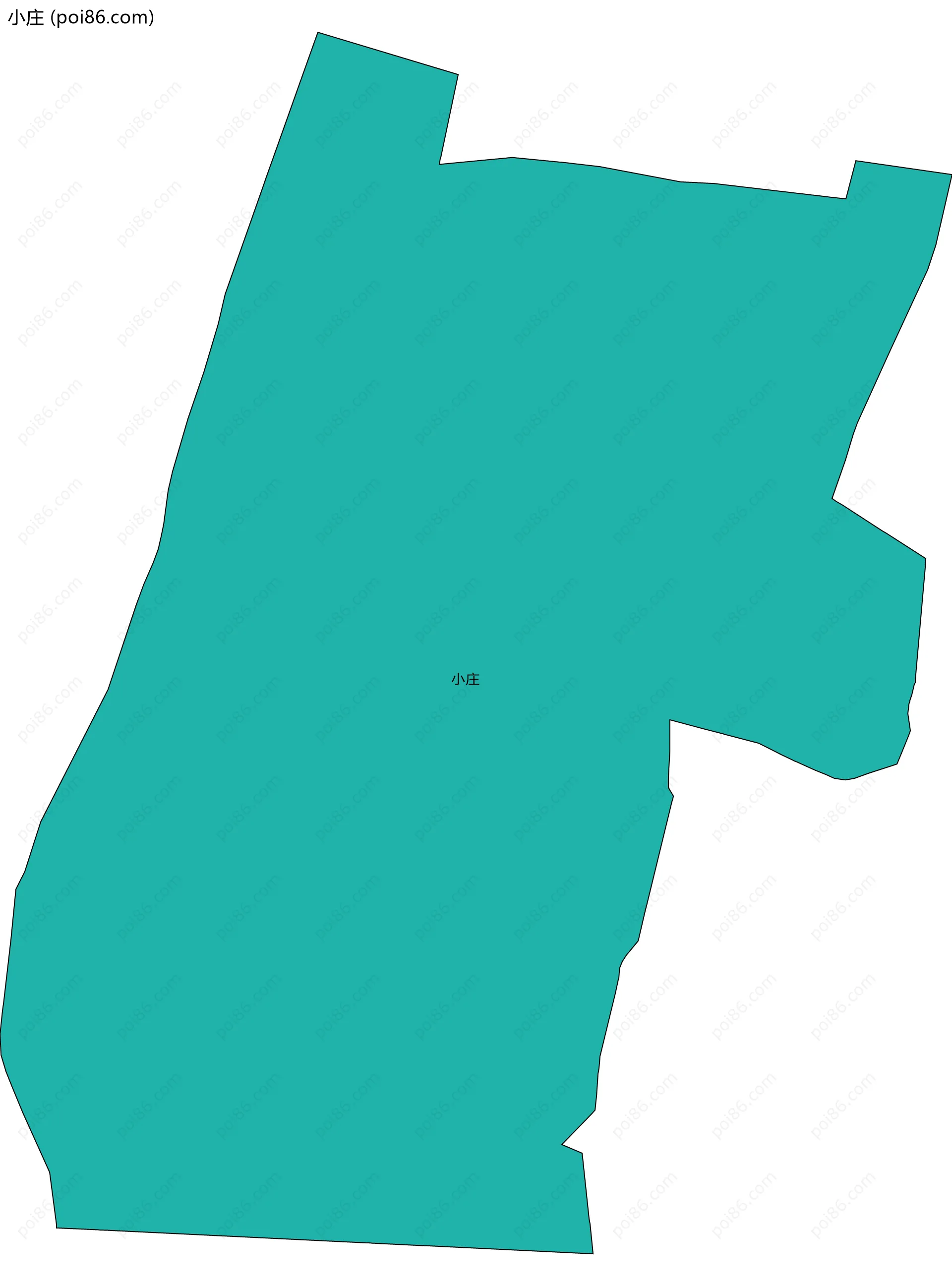 小庄边界地图