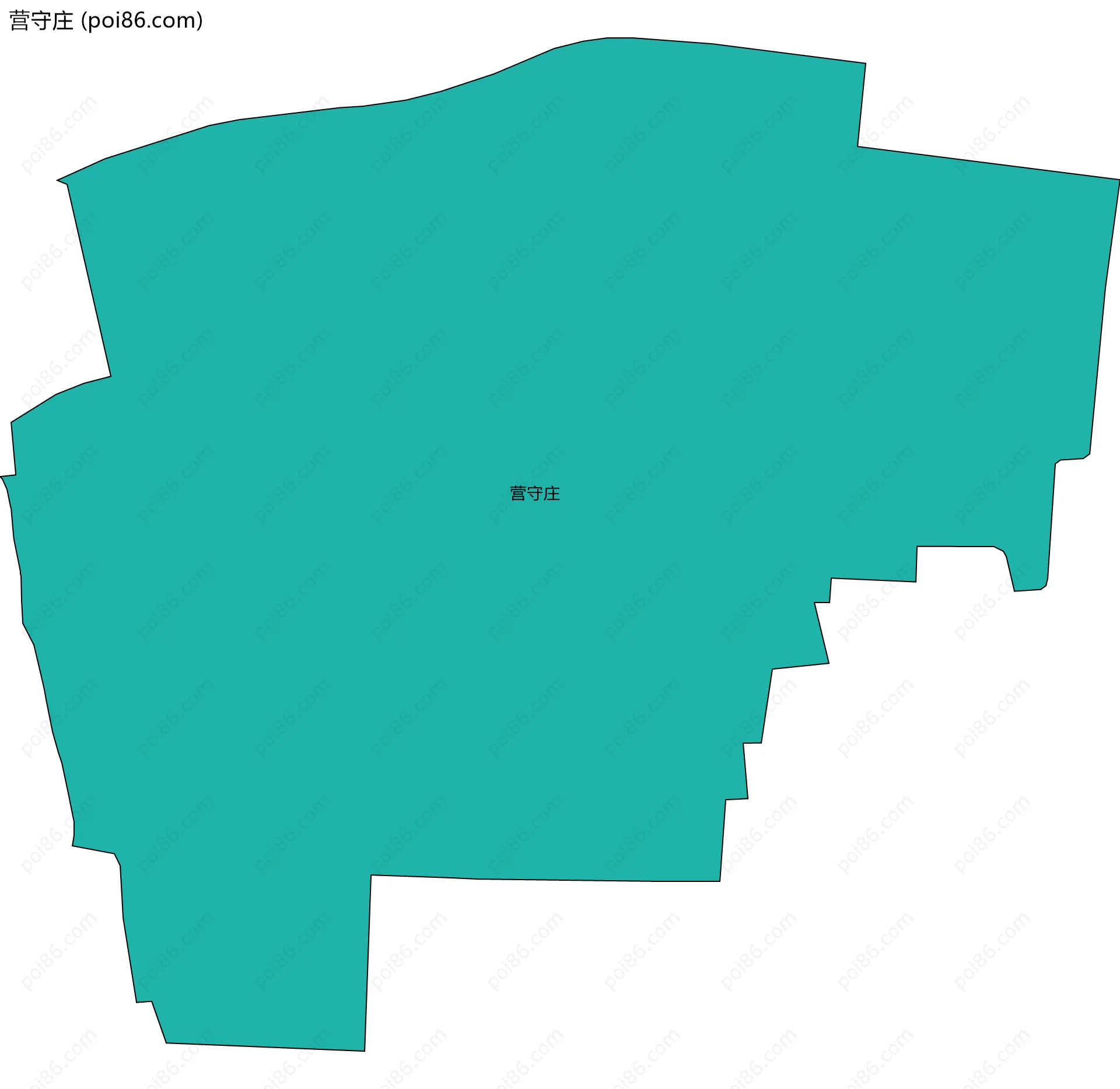 营守庄边界地图