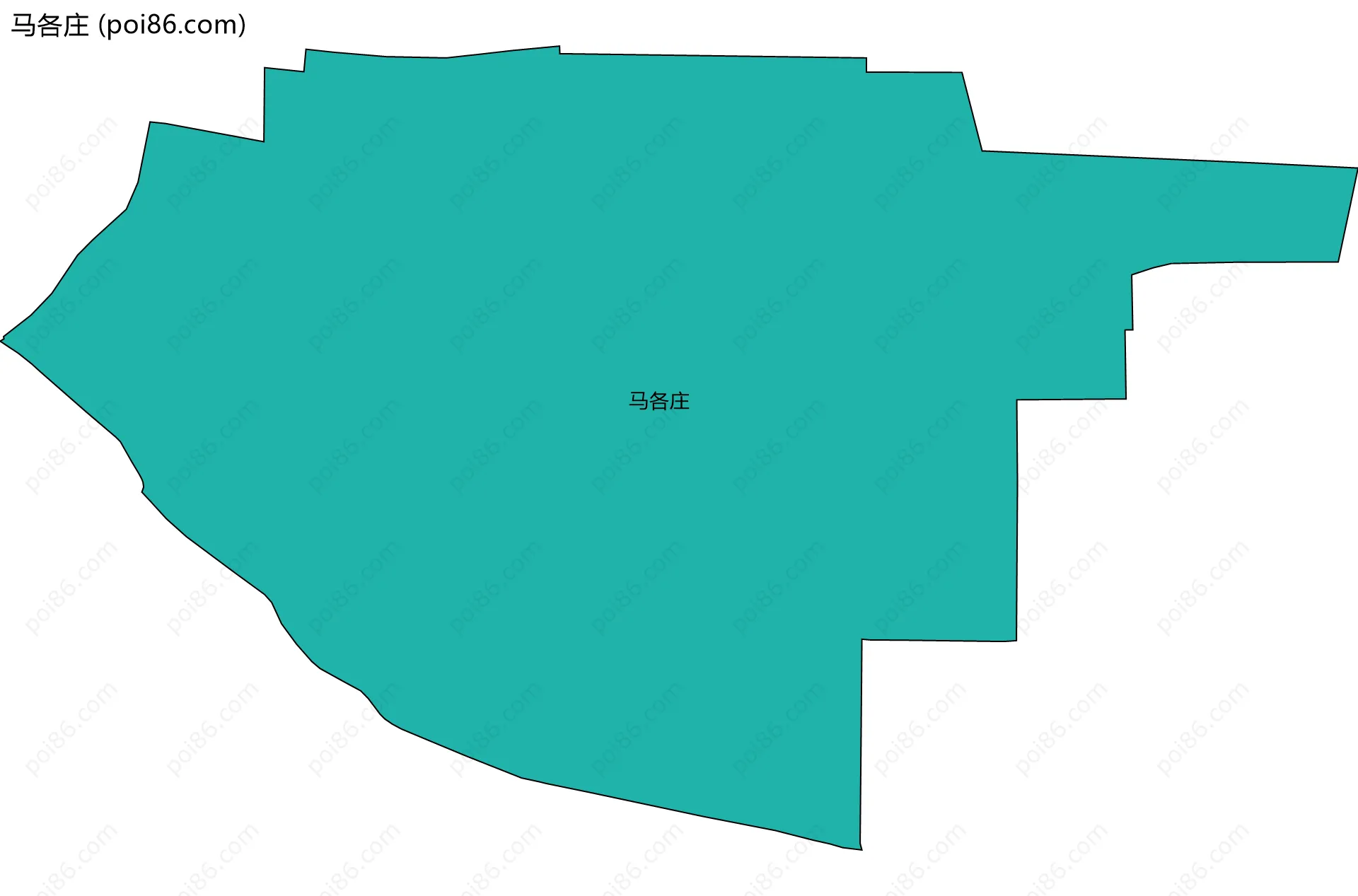 马各庄边界地图