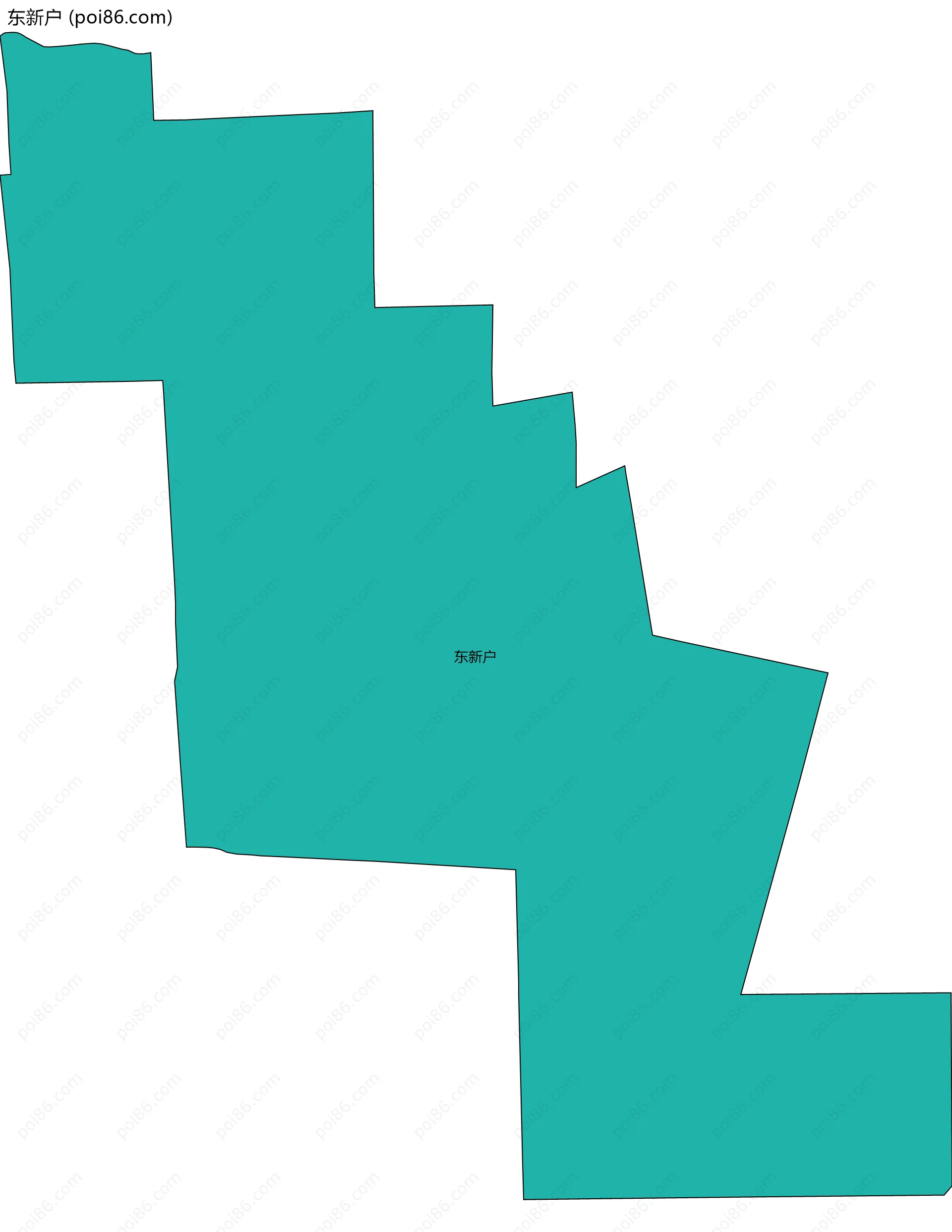 东新户边界地图