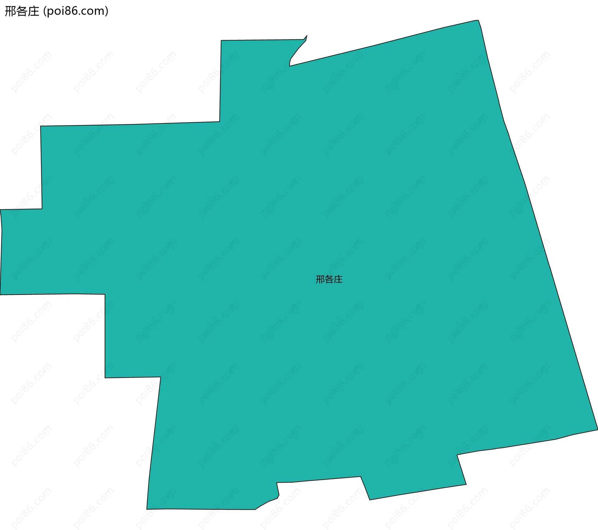 邢各庄边界地图