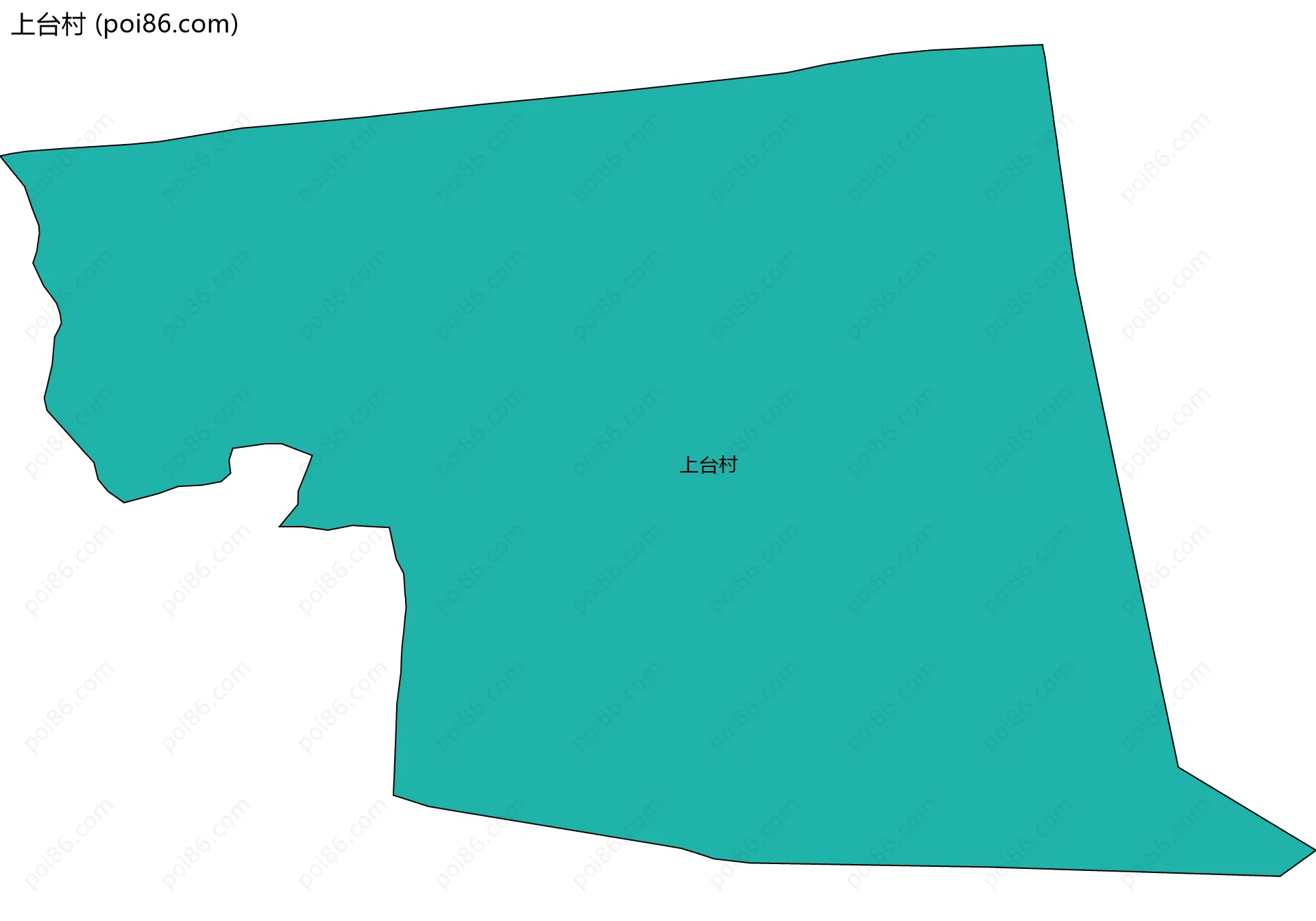 上台村边界地图