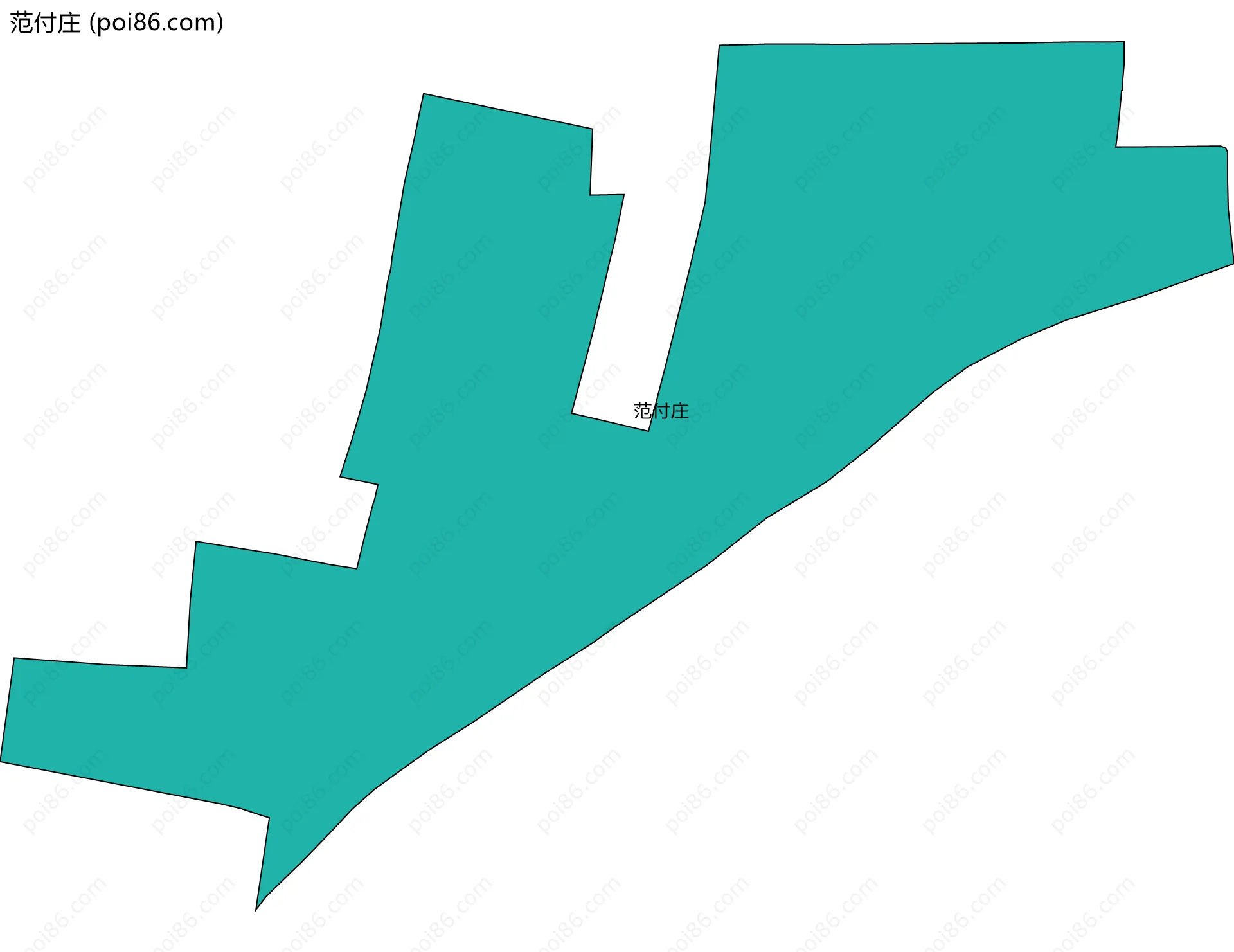 范付庄边界地图