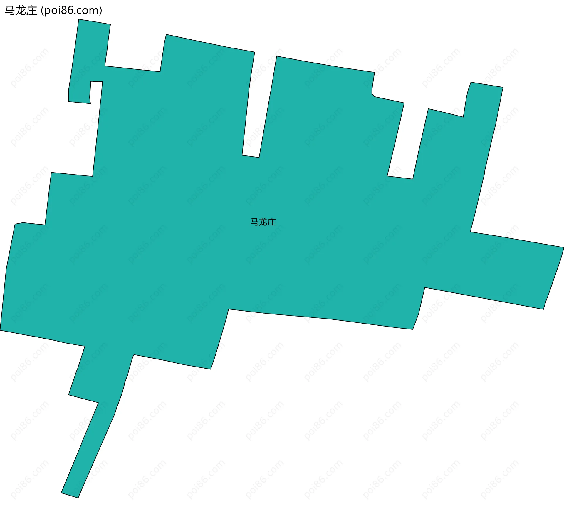 马龙庄边界地图