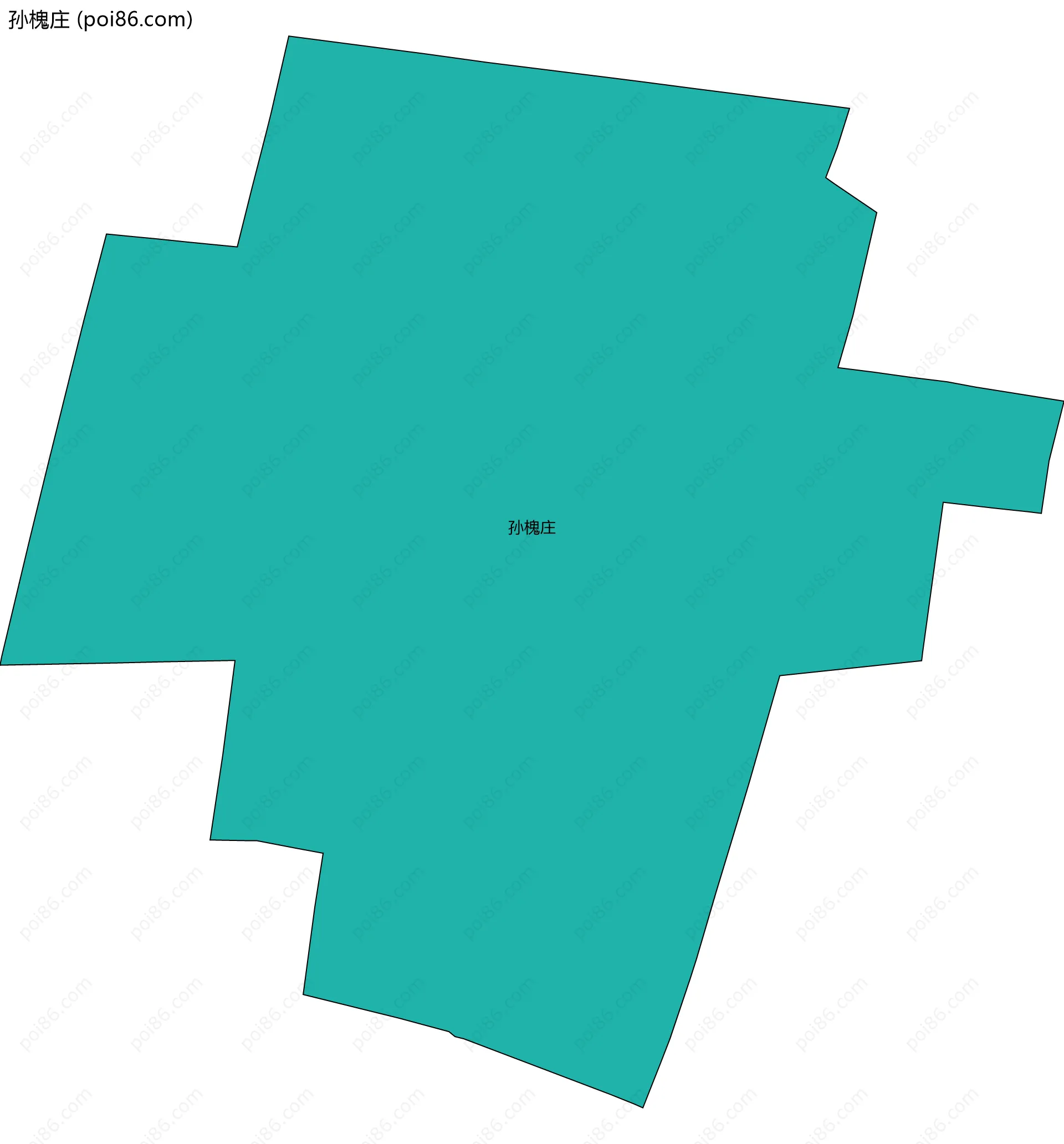 孙槐庄边界地图