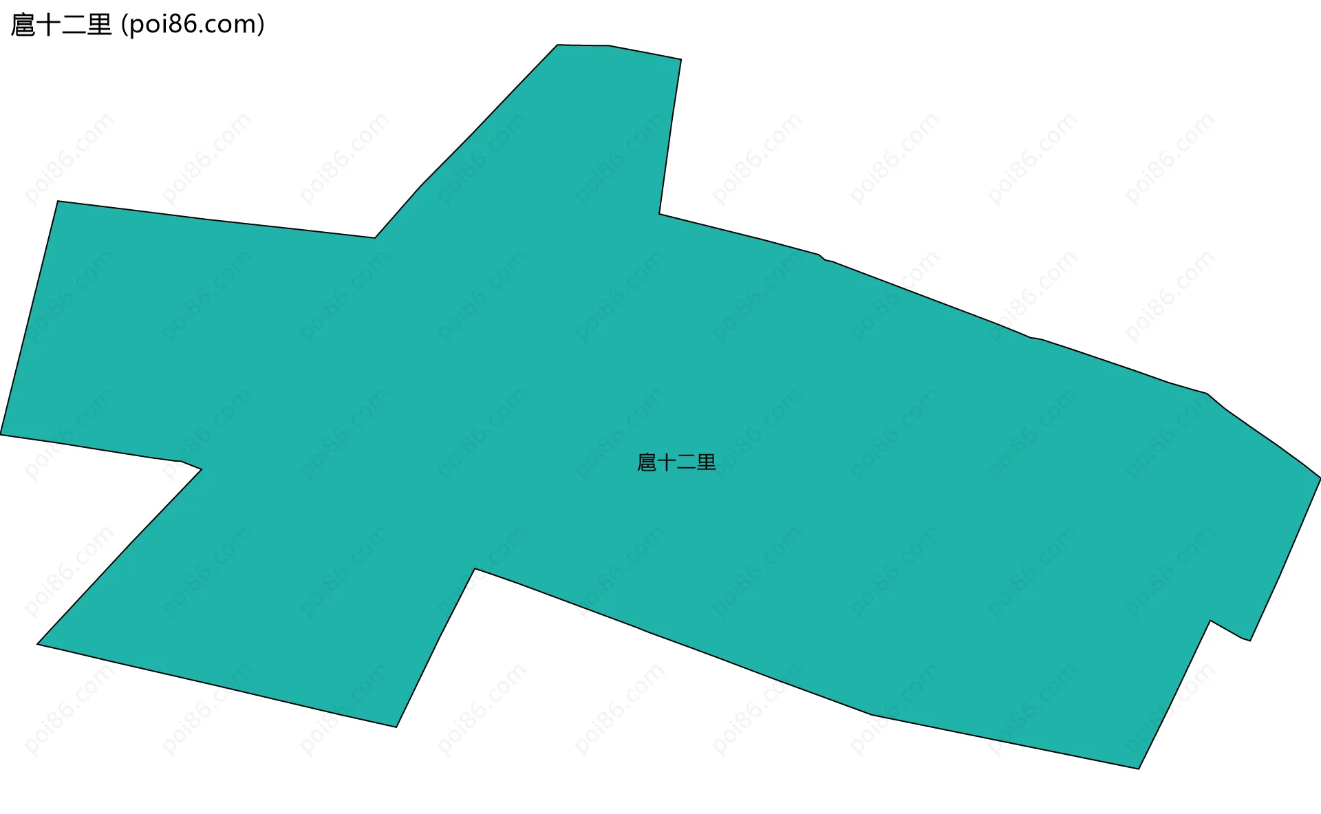 扈十二里边界地图