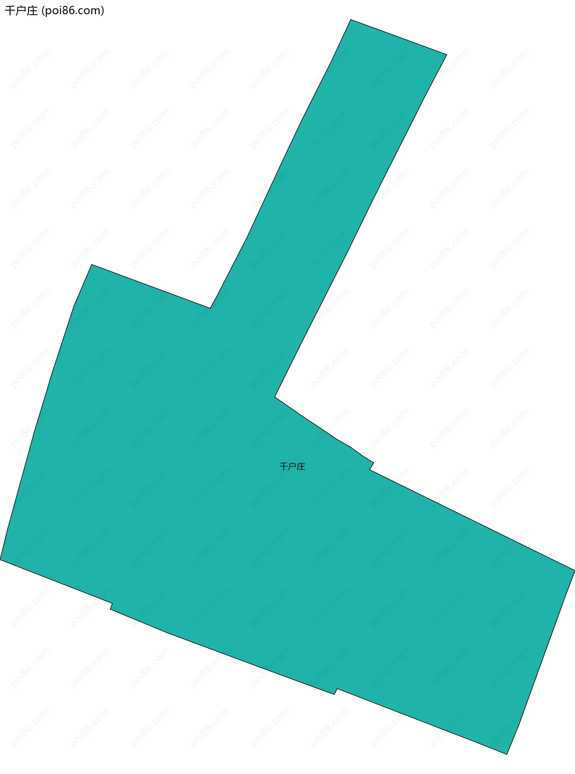 千户庄边界地图