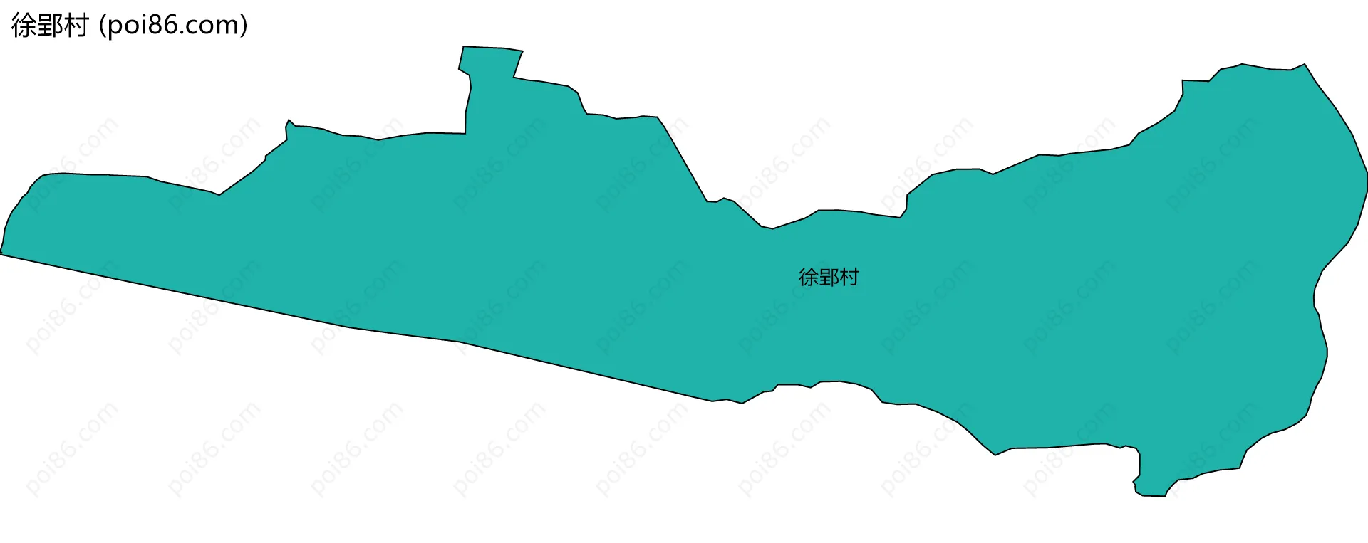 徐郢村边界地图