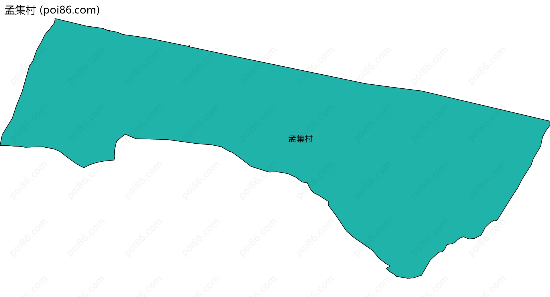 孟集村边界地图