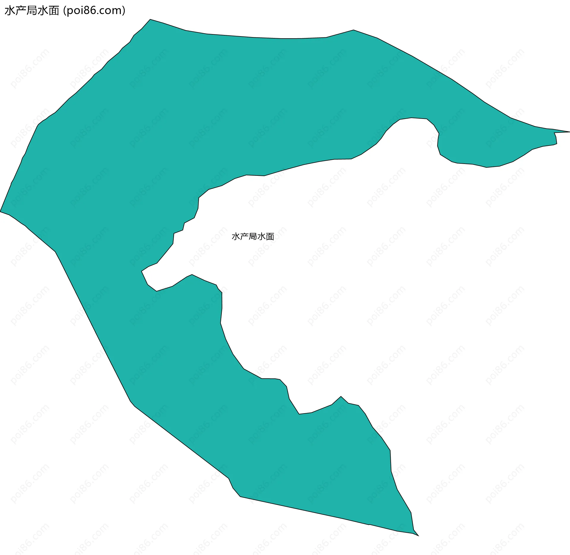 水产局水面边界地图